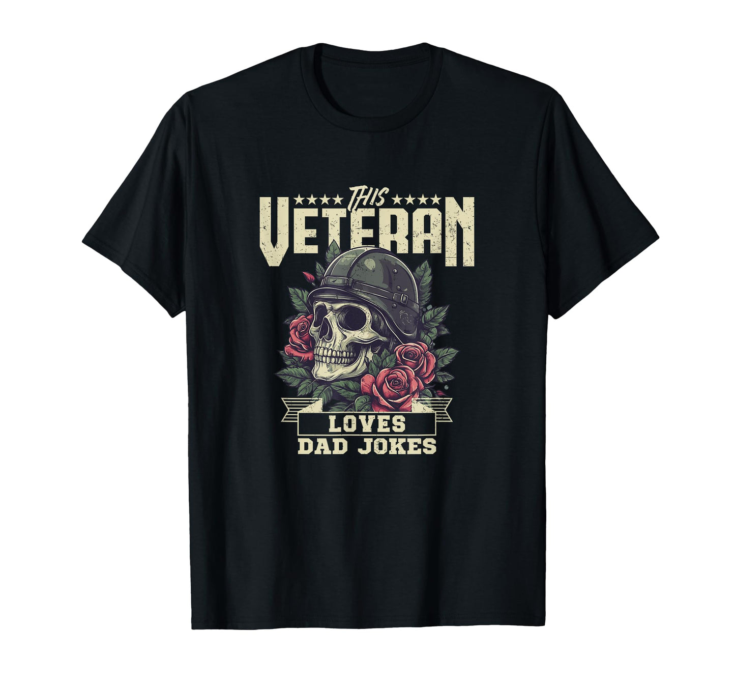 This Veteran Loves Dad Jokes Proud U T-Shirt - Novelty Apparel for Adults - T-Shirt, Sweatshirt, Hoodie