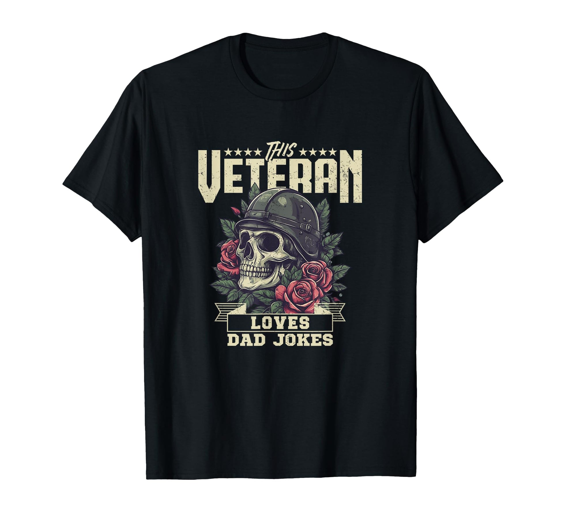 This Veteran Loves Dad Jokes Proud U T-Shirt - Novelty Apparel for Adults - T-Shirt, Sweatshirt, Hoodie