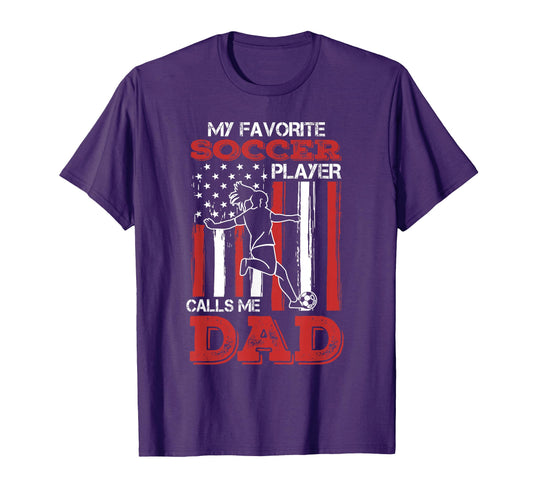 Awesome Fathers Day Soccer Dad T-Shirt - Casual Everyday Wear Men Women - T-Shirt, Sweatshirt, Hoodie
