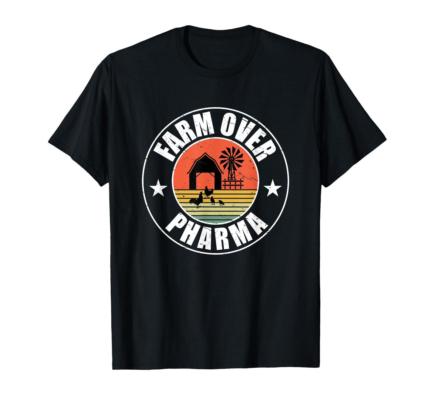 Farm Over Pharma Mom Dad Family Farming T-Shirt - Unique Graphic Unisex - T-Shirt, Sweatshirt, Hoodie