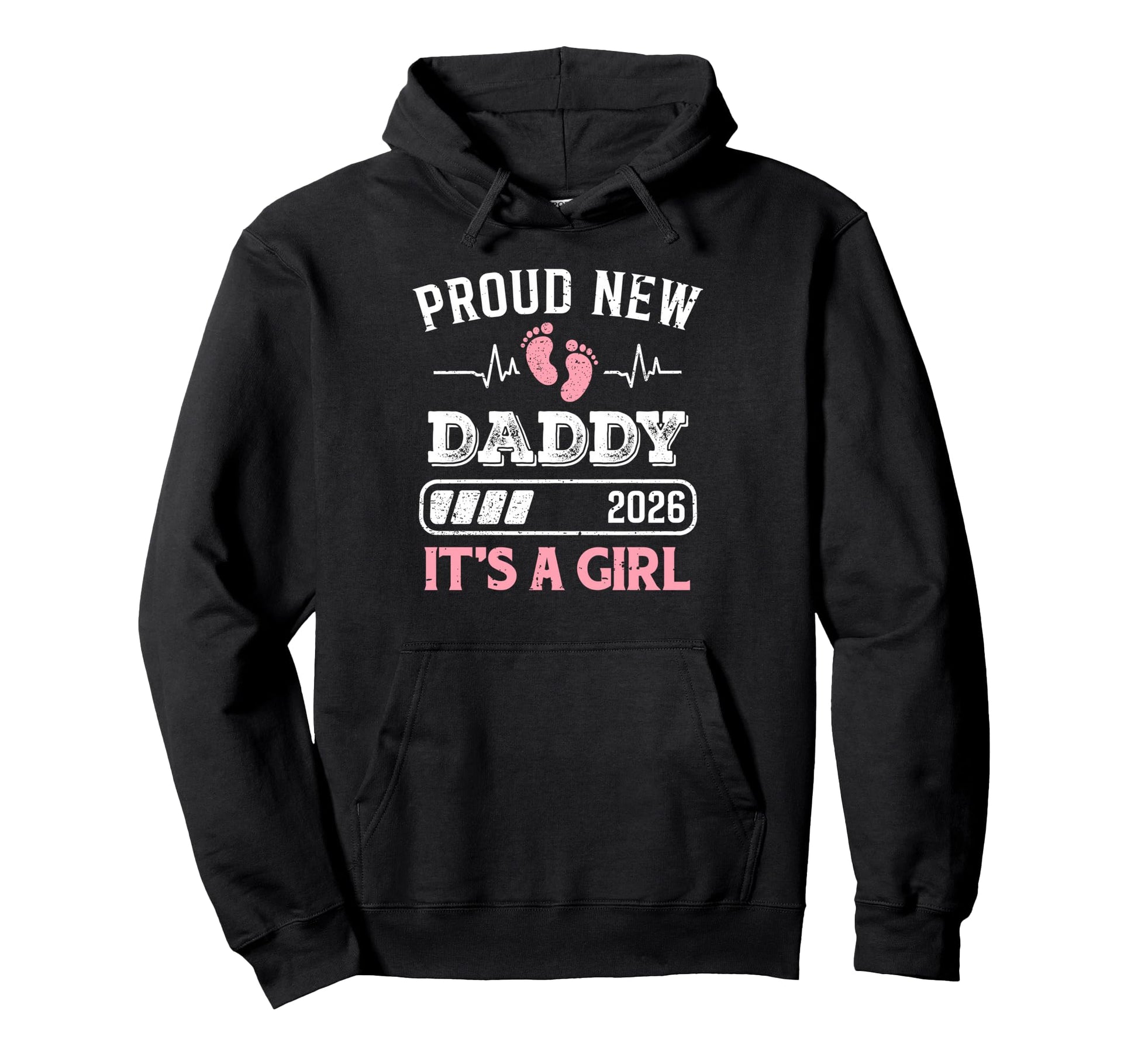 Proud New Dad Its Est 2026 First Hoodie - Casual Everyday Wear for Adults - T-Shirt, Sweatshirt, Hoodie