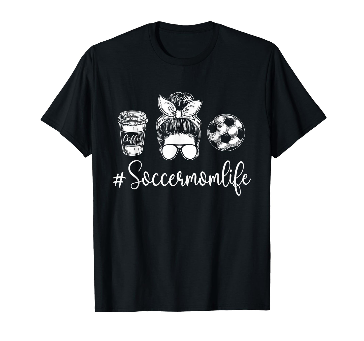 Soccer Mom Life Soccer Lover Soccer Mom T-Shirt - Aesthetic Graphic Unisex - T-Shirt, Sweatshirt, Hoodie