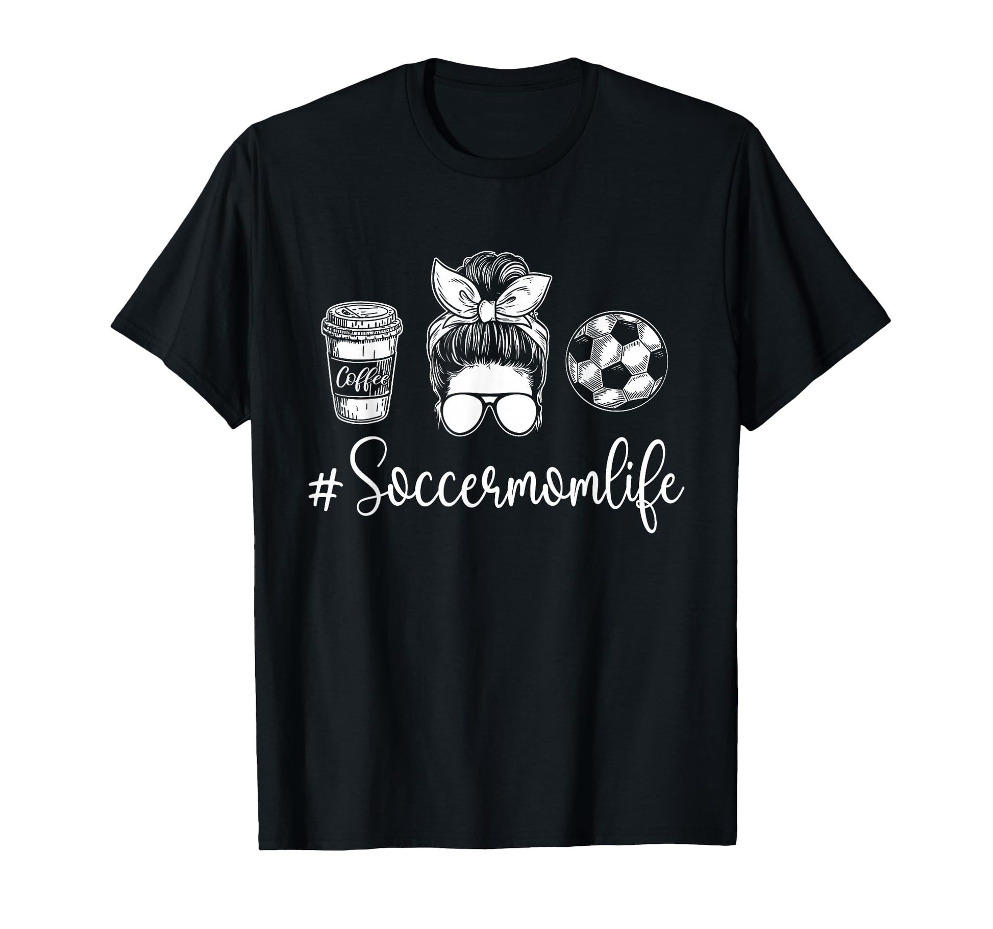 Soccer Mom Life Soccer Lover Soccer Mom T-Shirt - Aesthetic Graphic Unisex - T-Shirt, Sweatshirt, Hoodie