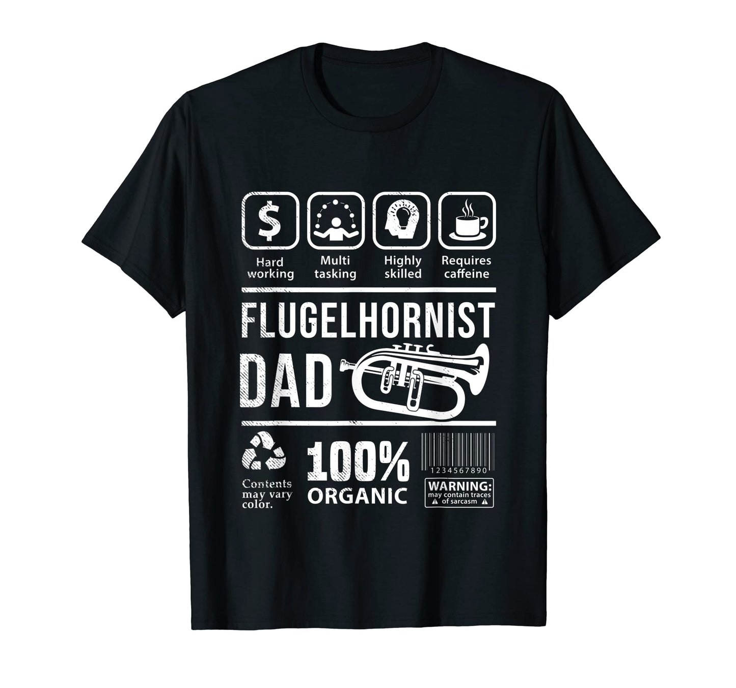Flugelhorn Musician Funny Multi Tasking T-Shirt - Unique Graphic Unisex - T-Shirt, Sweatshirt, Hoodie