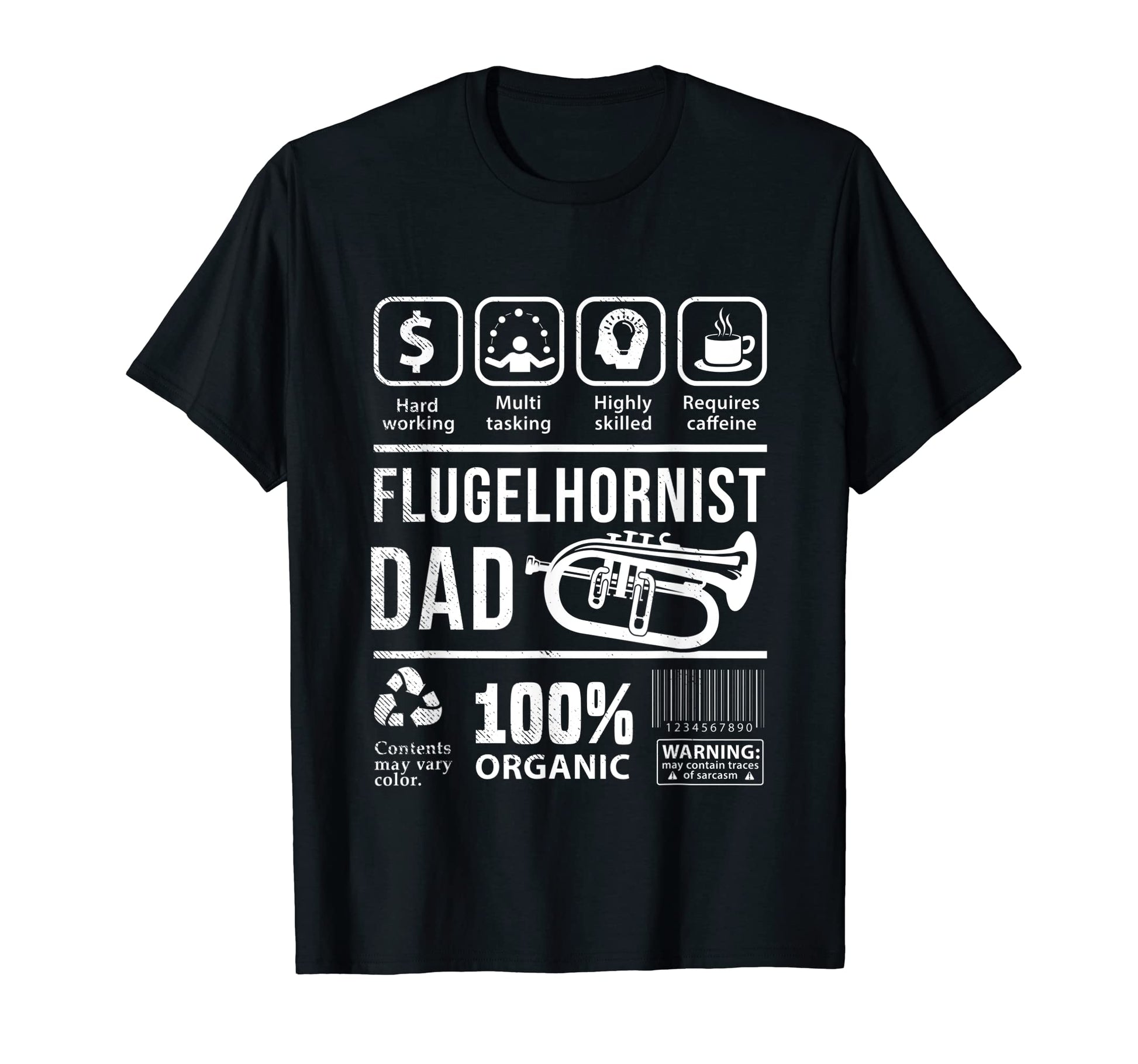 Flugelhorn Musician Funny Multi Tasking T-Shirt - Unique Graphic Unisex - T-Shirt, Sweatshirt, Hoodie