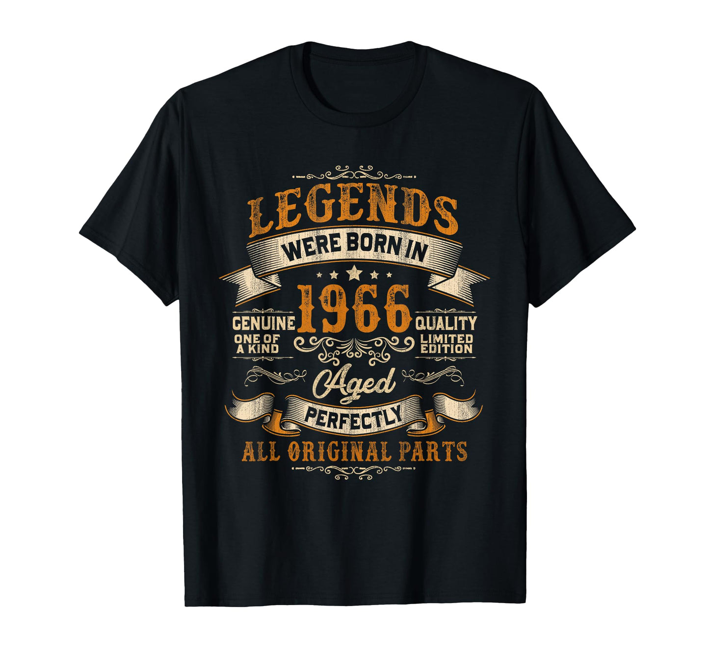 60 Years Old 1966 Legend 60Th Birthday T-Shirt - Custom Art Print Unisex - T-Shirt, Sweatshirt, Hoodie