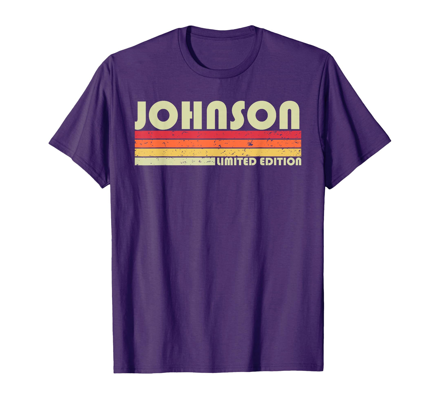 Johnson Gift Name Personalized Funny T-Shirt - Minimalist Print Unisex - T-Shirt, Sweatshirt, Hoodie