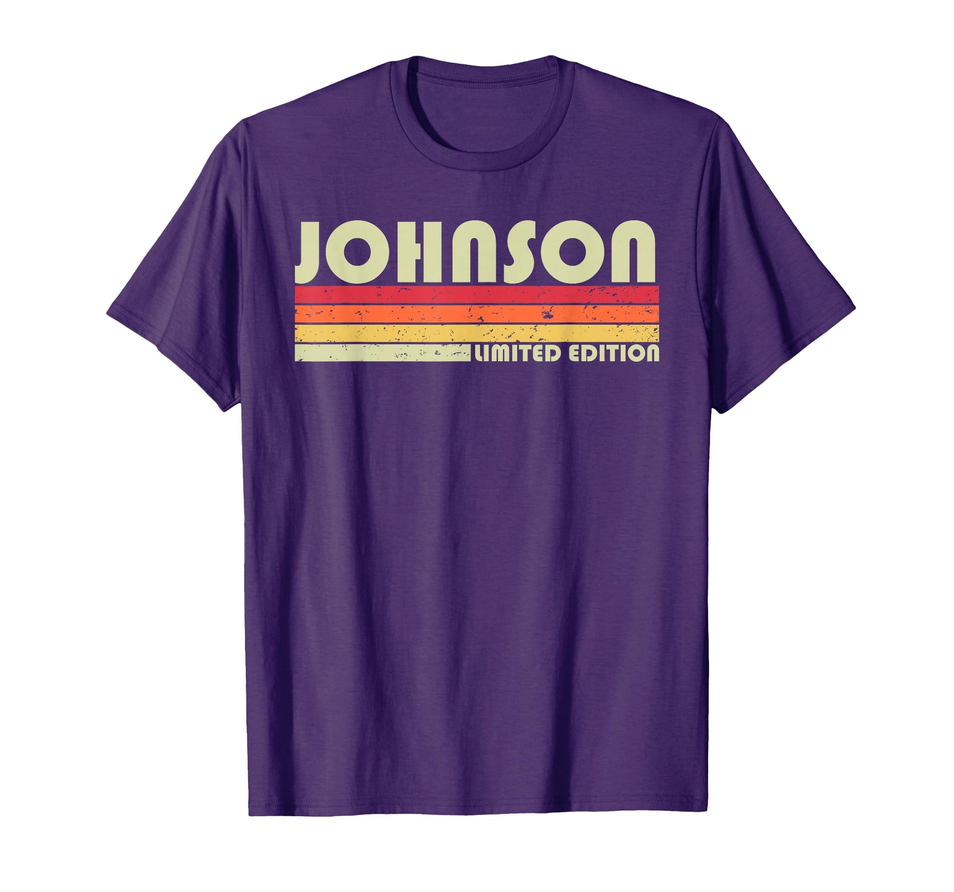Johnson Gift Name Personalized Funny T-Shirt - Minimalist Print Unisex - T-Shirt, Sweatshirt, Hoodie