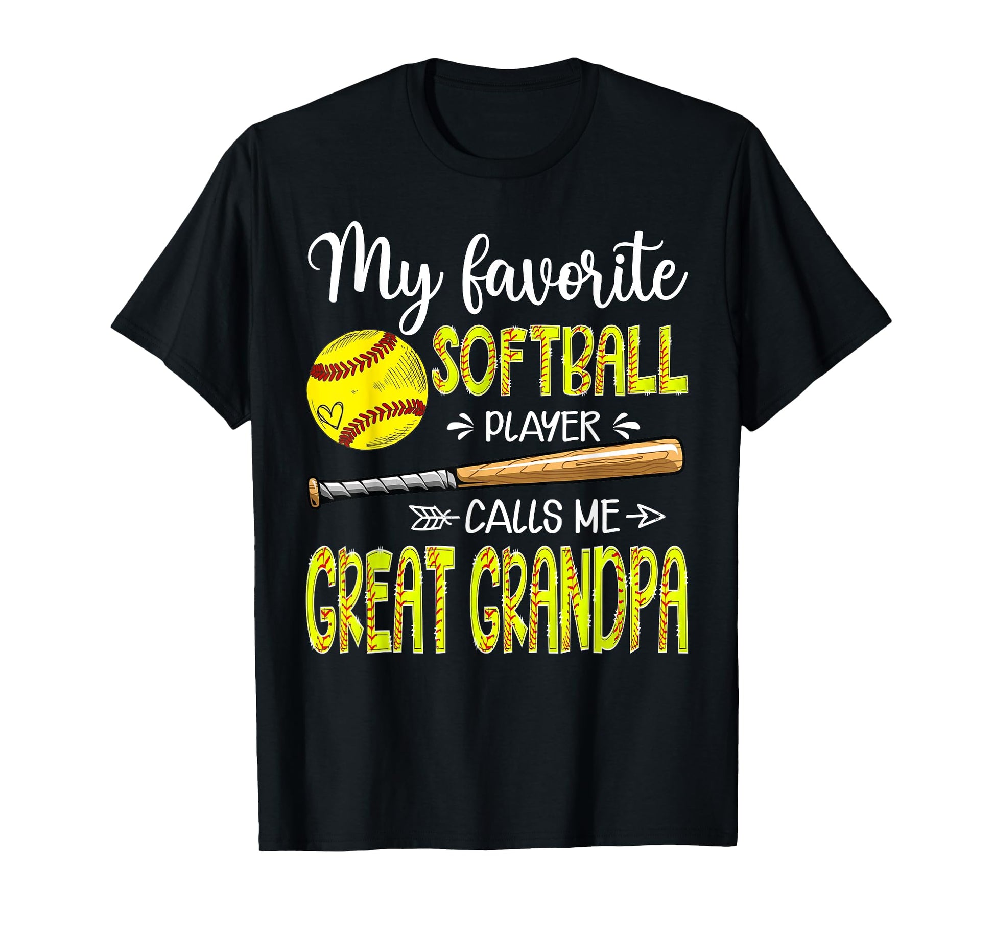 My Favorite Softball Player Calls Me T-Shirt - Custom Art Print for Adults - T-Shirt, Sweatshirt, Hoodie