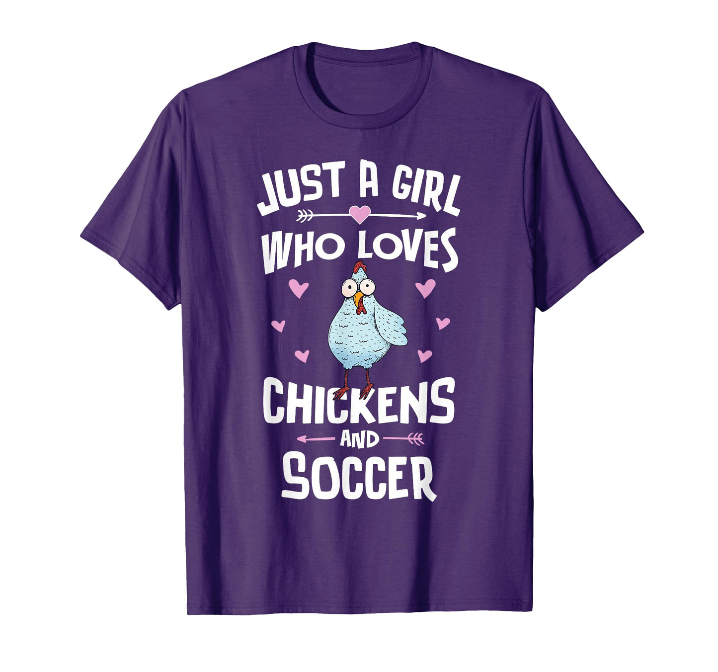 Just Who Loves Chickens And Soccer Gift T-Shirt - Unique Graphic for Adults - T-Shirt, Sweatshirt, Hoodie