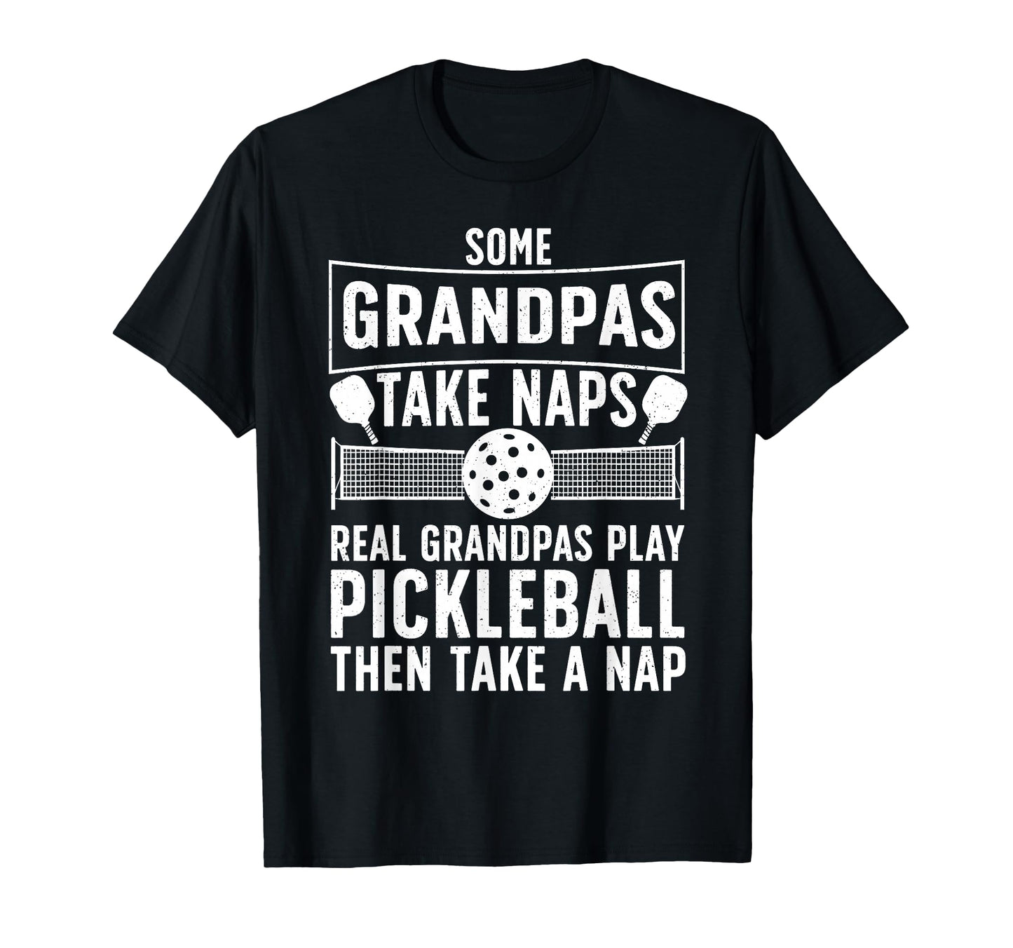 Pickleball Grandpa Paddle Sport T-Shirt - Novelty Apparel Men Women - T-Shirt, Sweatshirt, Hoodie
