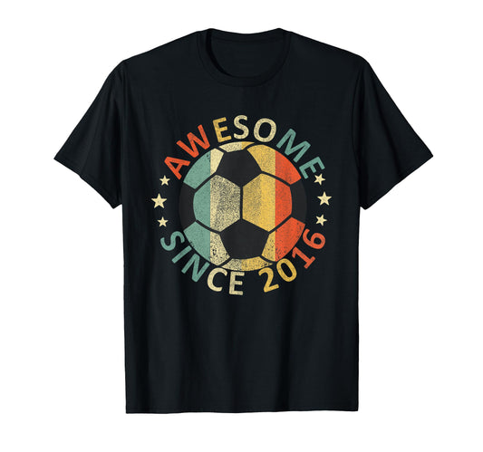 7Th Birthday 7 Year Old Awesome Since T-Shirt - Aesthetic Graphic Unisex - T-Shirt, Sweatshirt, Hoodie