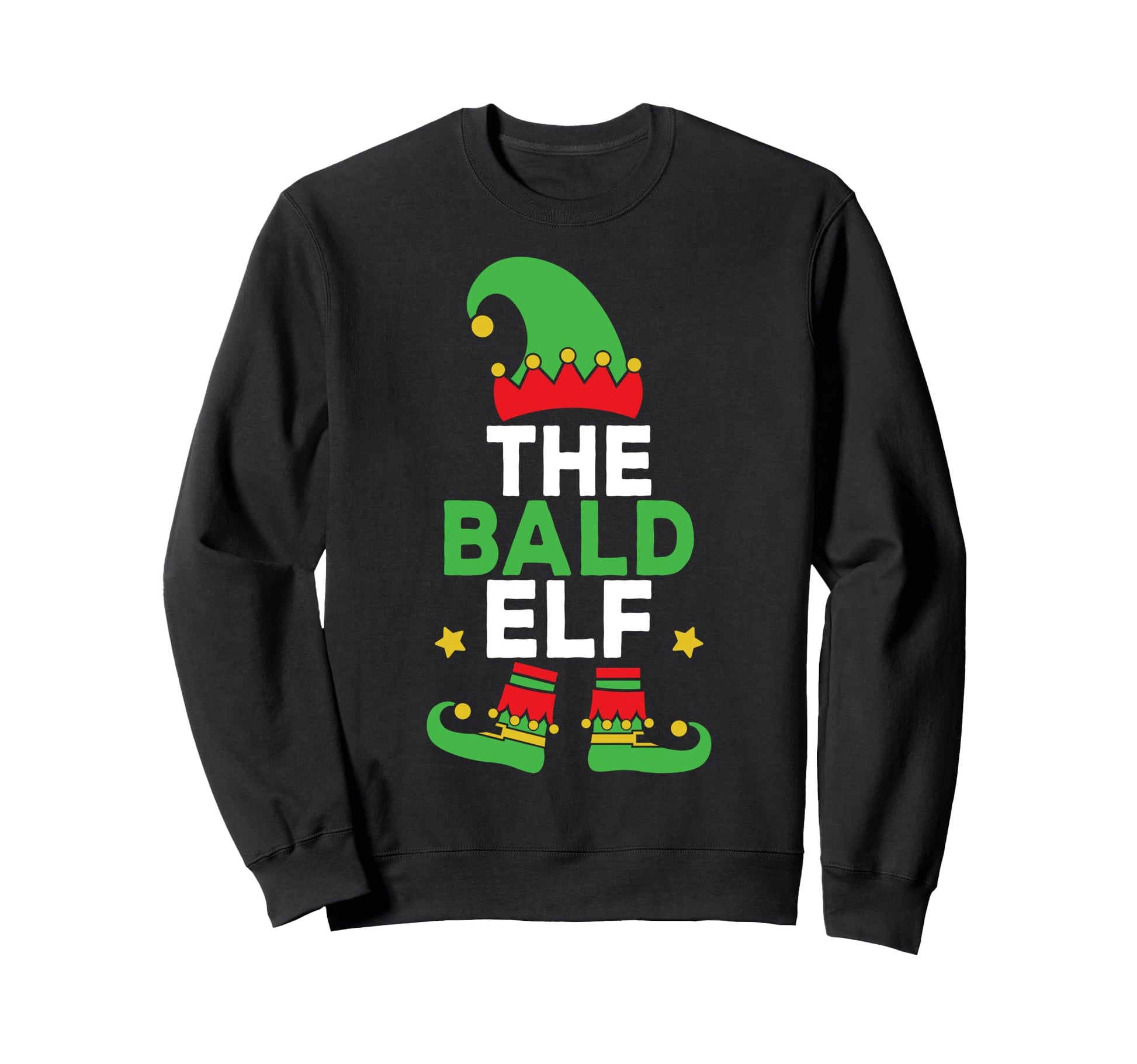 Im Bald Elf Funny Family Holiday Sweatshirt - Aesthetic Graphic for Adults - T-Shirt, Sweatshirt, Hoodie