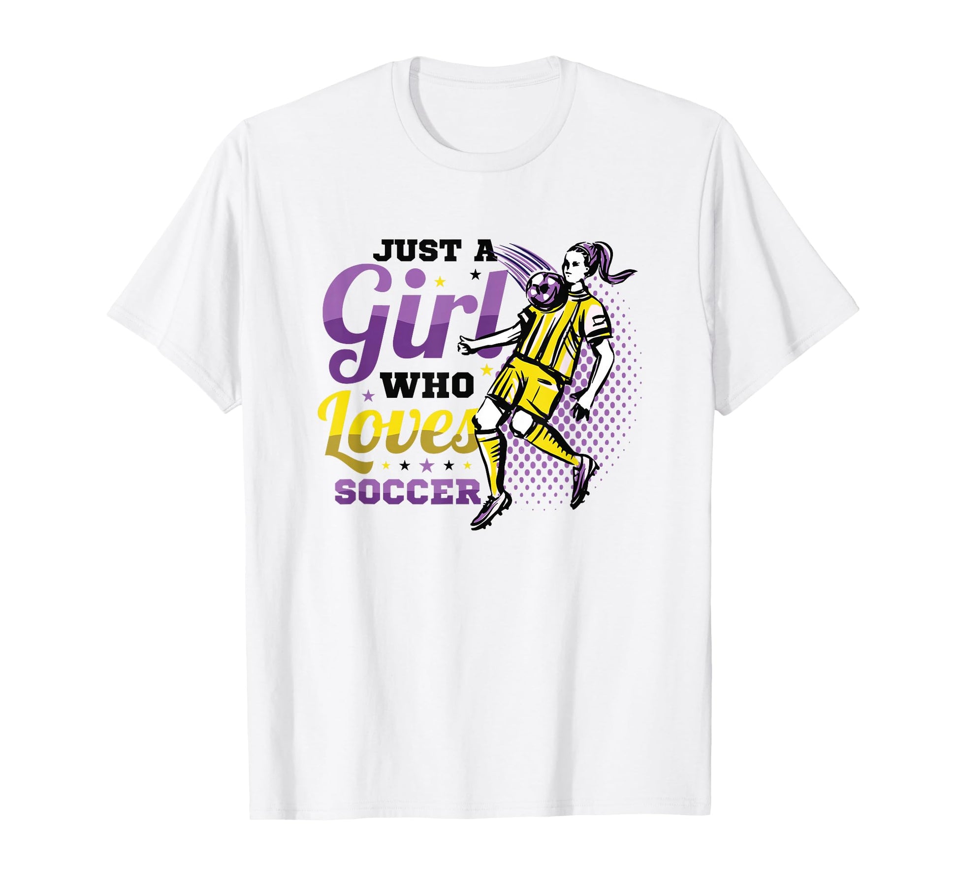 Just Who Loves Soccer Womens Soccer T-Shirt - Trendy Graphic for Adults - T-Shirt, Sweatshirt, Hoodie