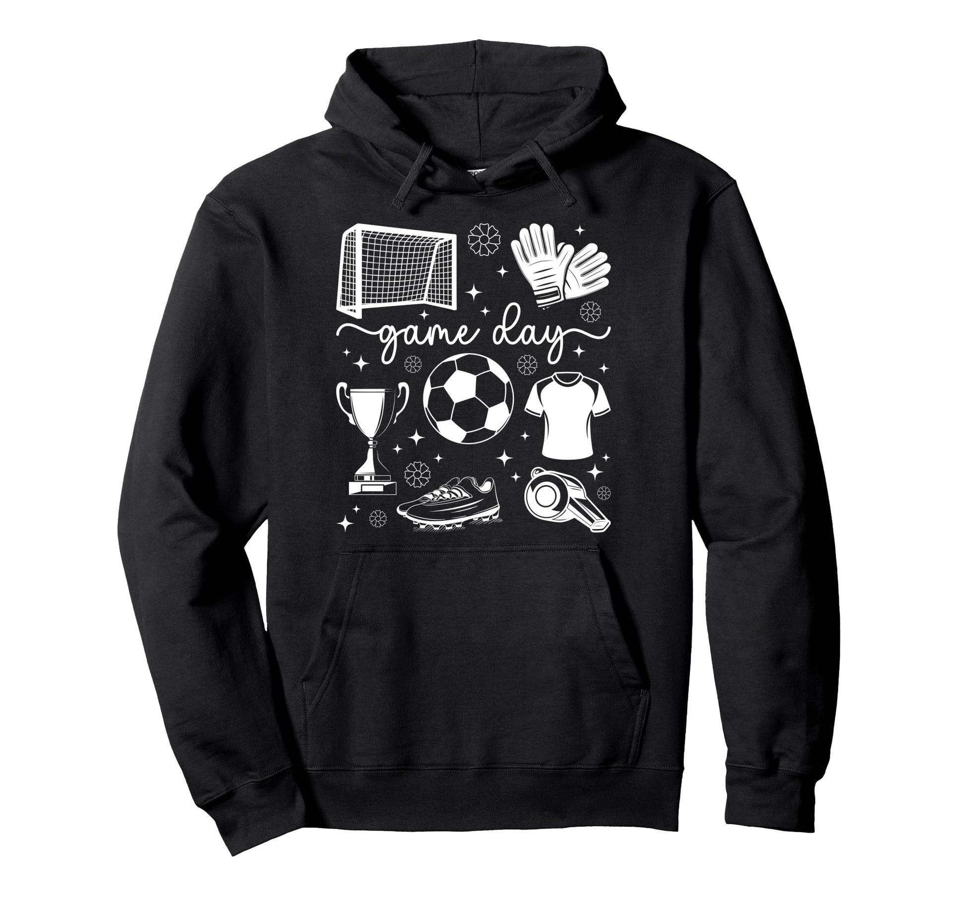 Game Day Funny Game Day Soccer Game Hoodie - Casual Everyday Wear Unisex - T-Shirt, Sweatshirt, Hoodie