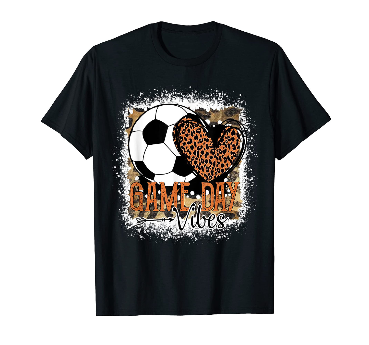Bleached Soccer Game Day Vibes Soccer T-Shirt - Streetwear Style Men Women - T-Shirt, Sweatshirt, Hoodie