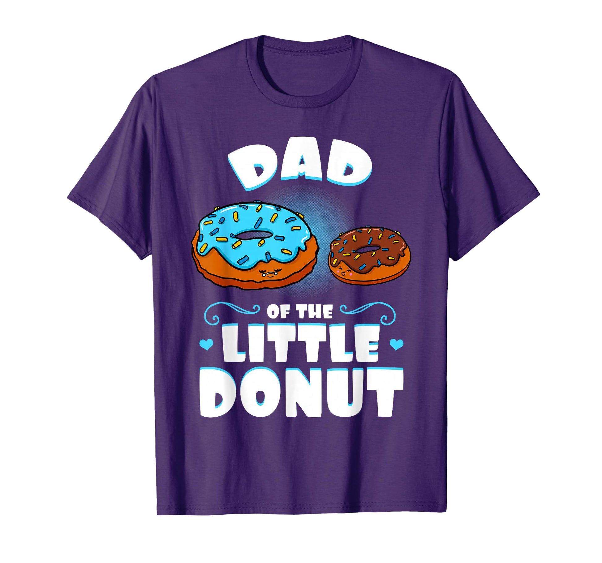 Dad Little Donut Gender Reveal T-Shirt - Fun Novelty Design for Adults - T-Shirt, Sweatshirt, Hoodie