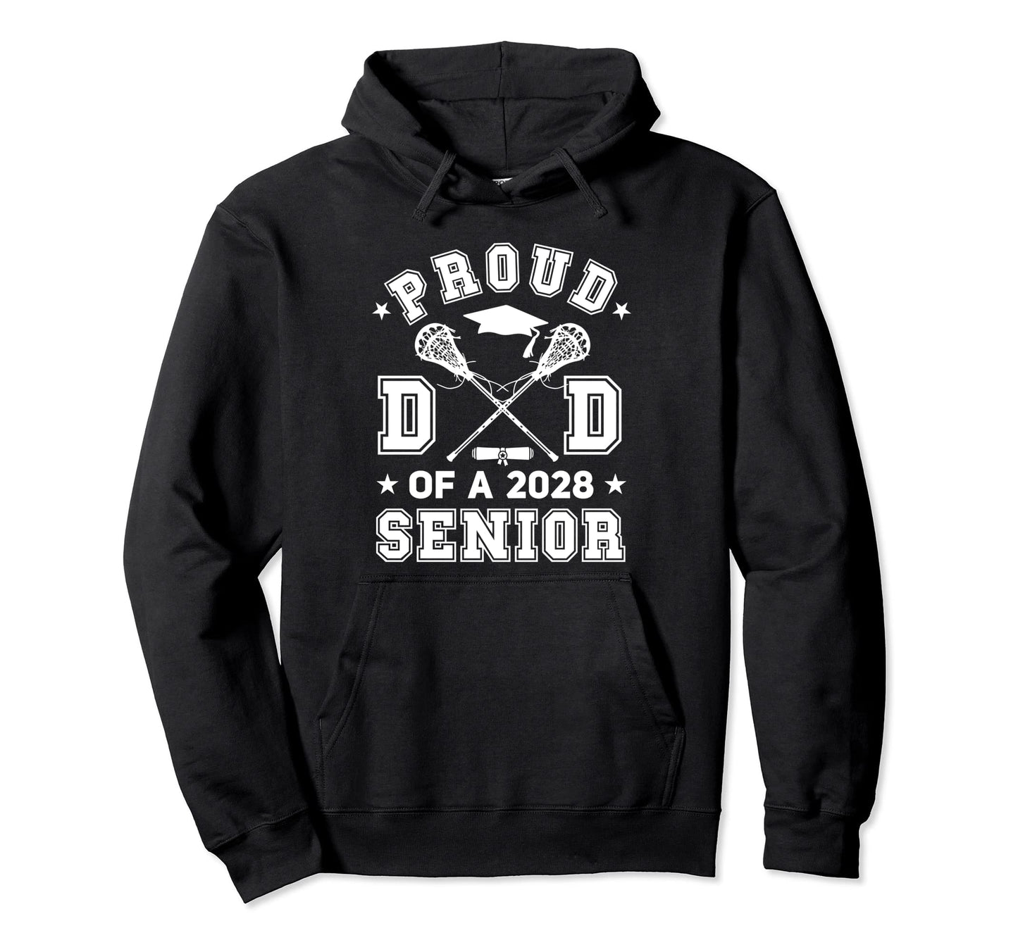Proud Dad 2028 Senior Highschool Hoodie - Streetwear Style Men Women - T-Shirt, Sweatshirt, Hoodie