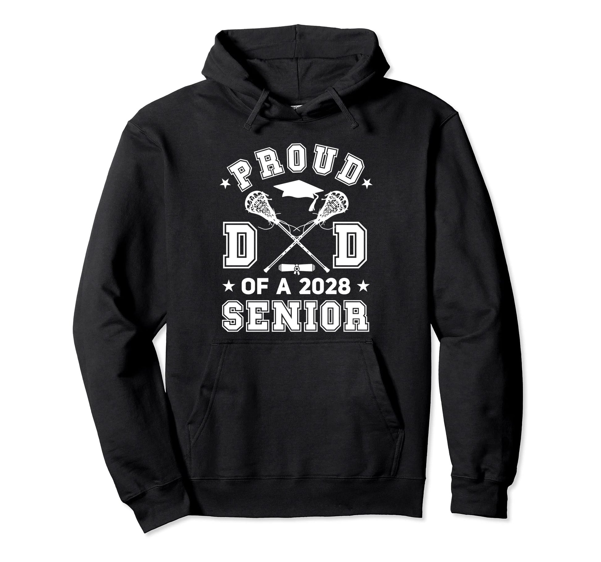 Proud Dad 2028 Senior Highschool Hoodie - Streetwear Style Men Women - T-Shirt, Sweatshirt, Hoodie