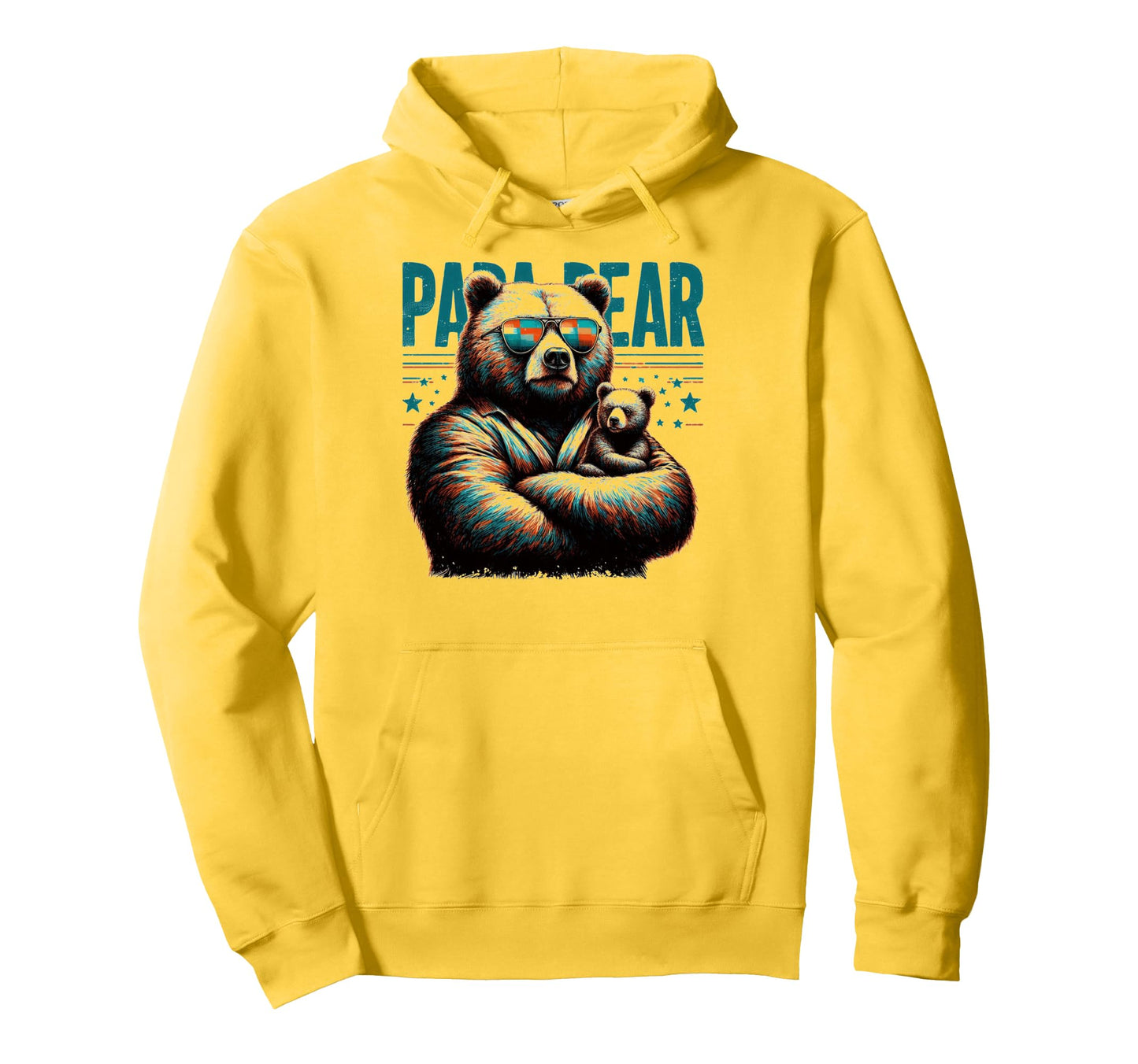 Papa Bear Funny Bears Animal Lover Dad Hoodie - Streetwear Style Men Women - T-Shirt, Sweatshirt, Hoodie