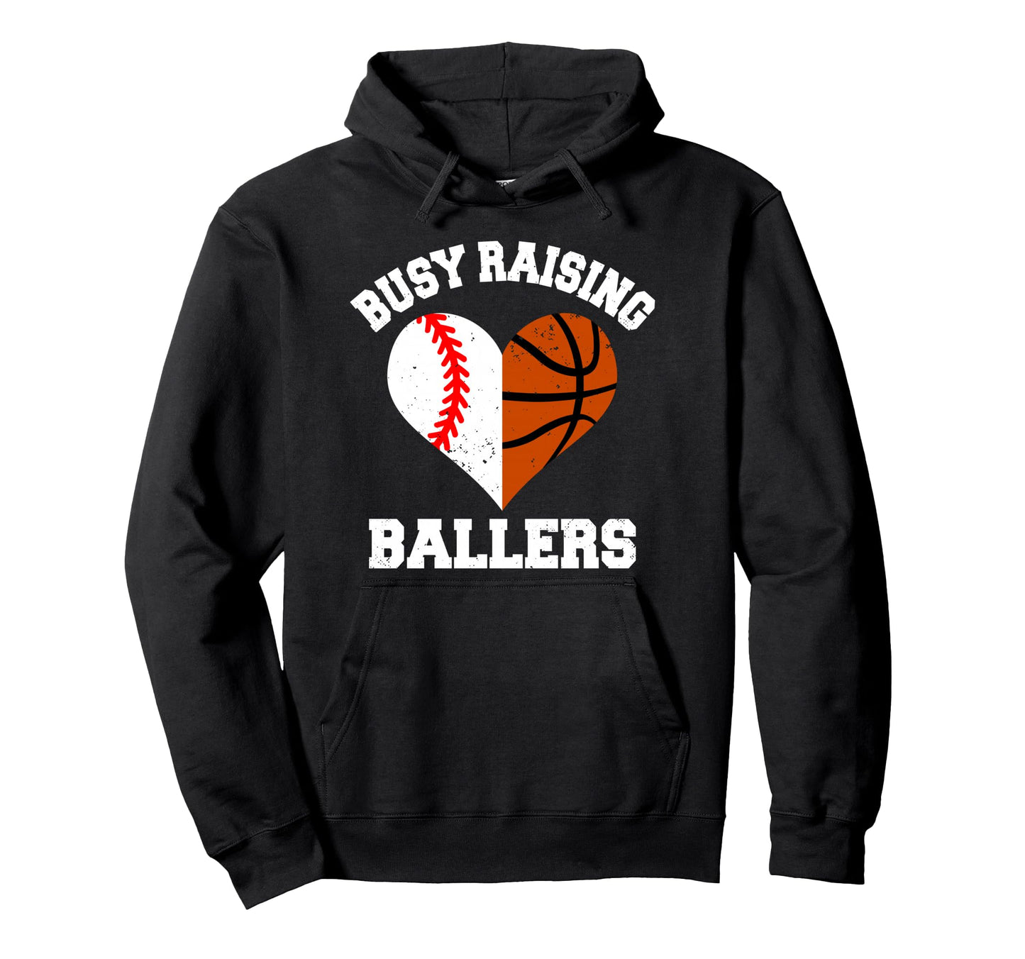 Busy Raising Ballers Baseball Hoodie - Aesthetic Graphic Men Women - T-Shirt, Sweatshirt, Hoodie