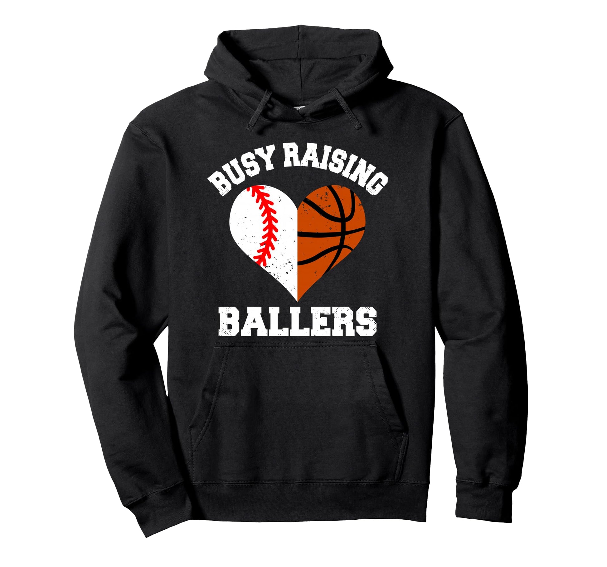 Busy Raising Ballers Baseball Hoodie - Aesthetic Graphic Men Women - T-Shirt, Sweatshirt, Hoodie