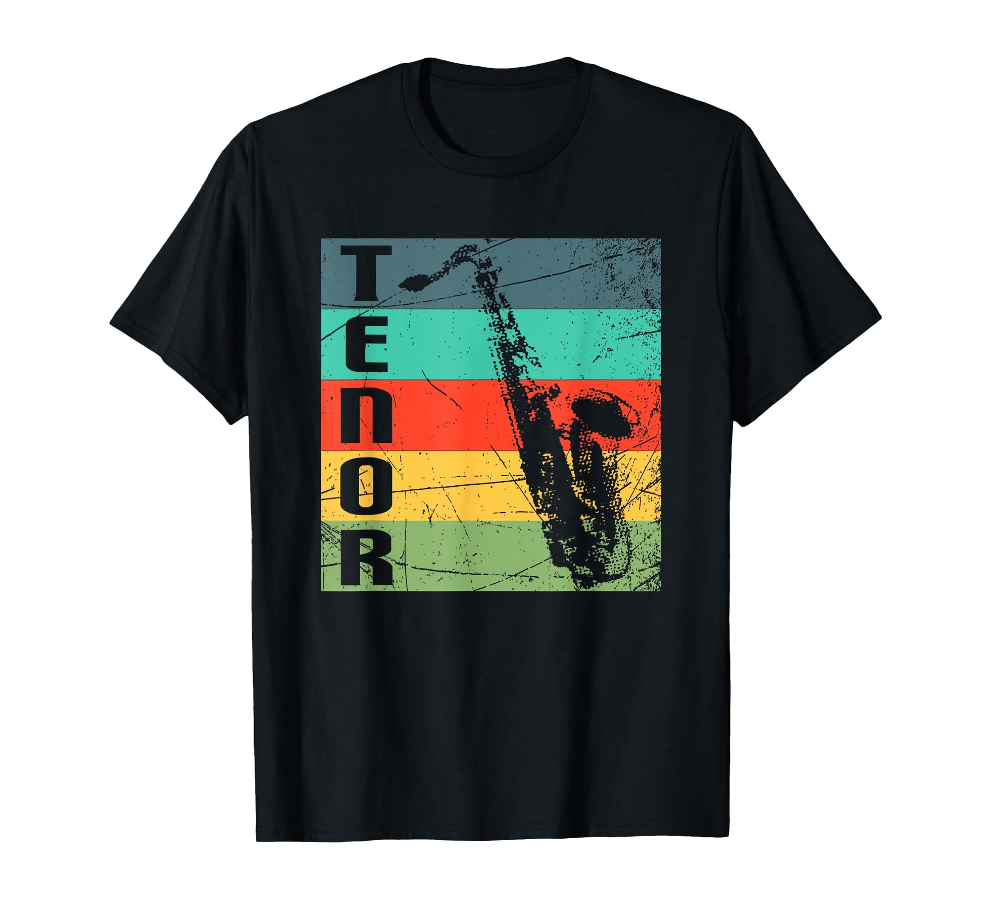 Jazz Music Tenor Saxophone Player T-Shirt - Casual Everyday Wear Men Women - T-Shirt, Sweatshirt, Hoodie