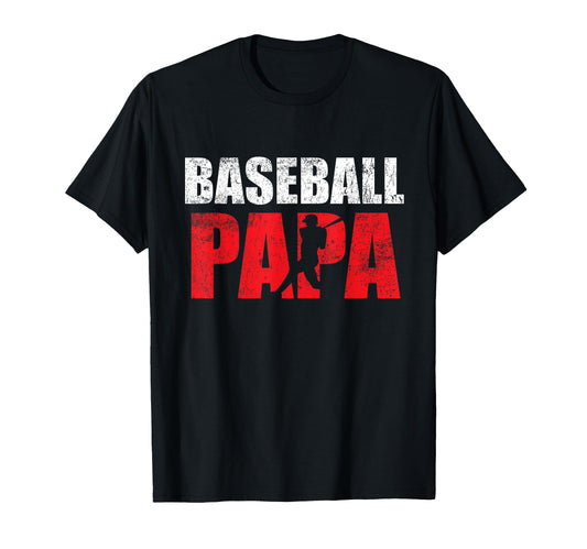 Baseball Papa Grandpa Fans Gift T-Shirt - Novelty Apparel Men Women - T-Shirt, Sweatshirt, Hoodie