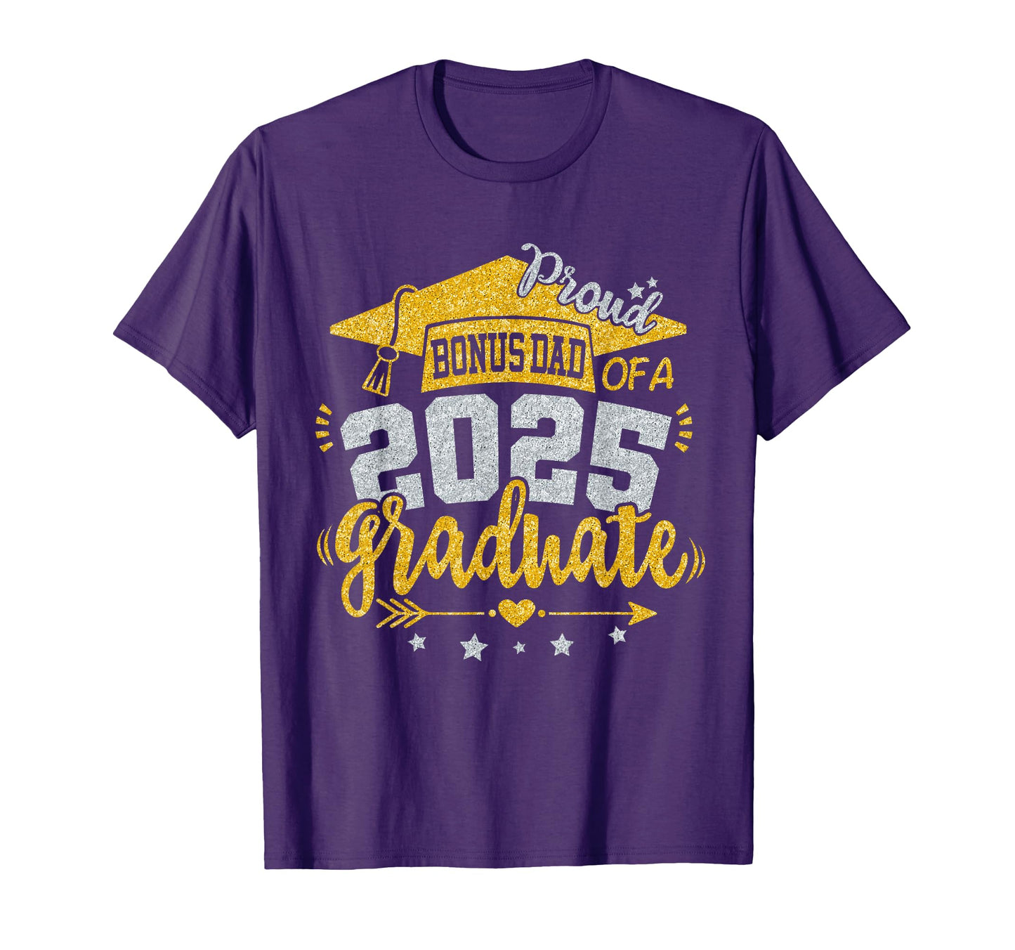 Bonus Dad Senior 2025 Proud Bonus Dad T-Shirt - Graphic Print Men Women - T-Shirt, Sweatshirt, Hoodie