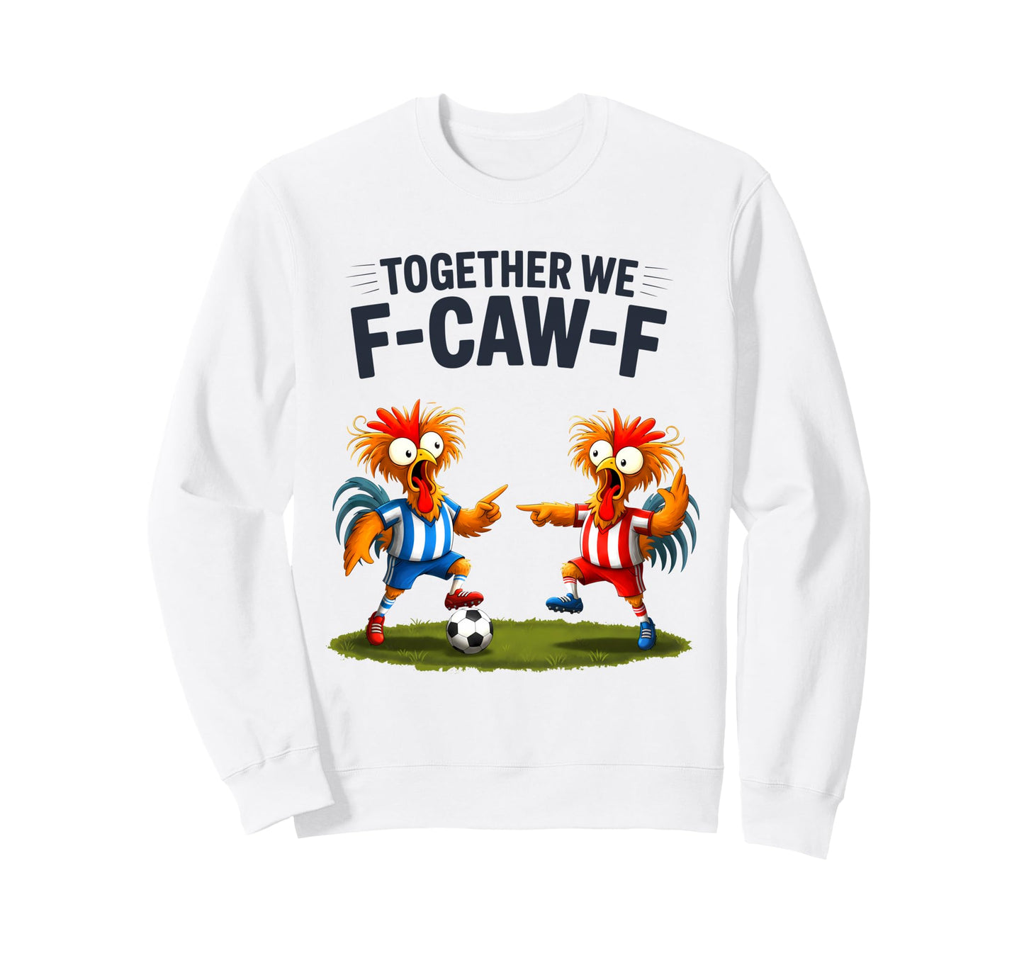F Caw F Rooster Funny Bird Fcawf Sweatshirt - Novelty Apparel Unisex - T-Shirt, Sweatshirt, Hoodie