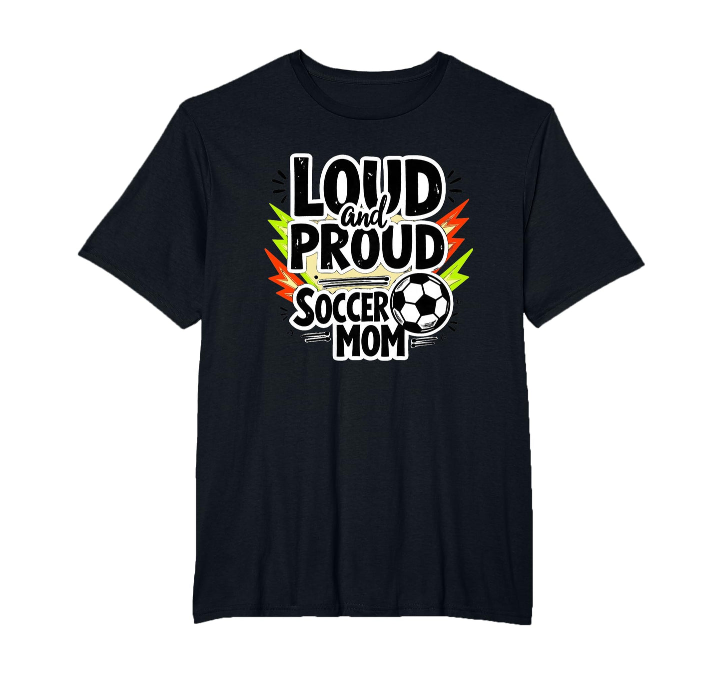 Loud And Proud Soccer Mom Mens Big Sweatshirt - Aesthetic Graphic Unisex - T-Shirt, Sweatshirt, Hoodie