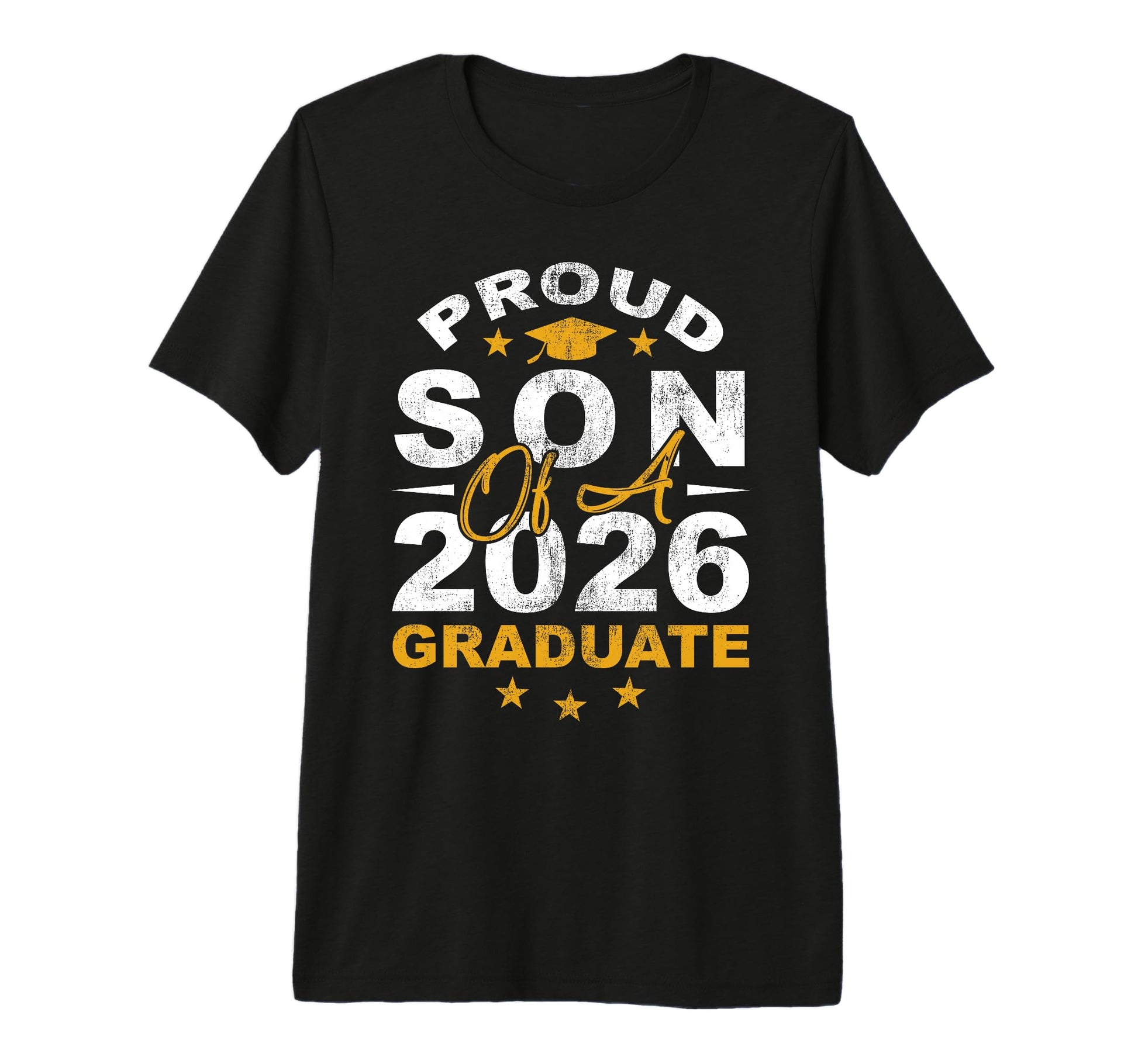 Mens Proud Son 2026 Graduate Mom Dad T-Shirt - Custom Art Print Men Women - T-Shirt, Sweatshirt, Hoodie