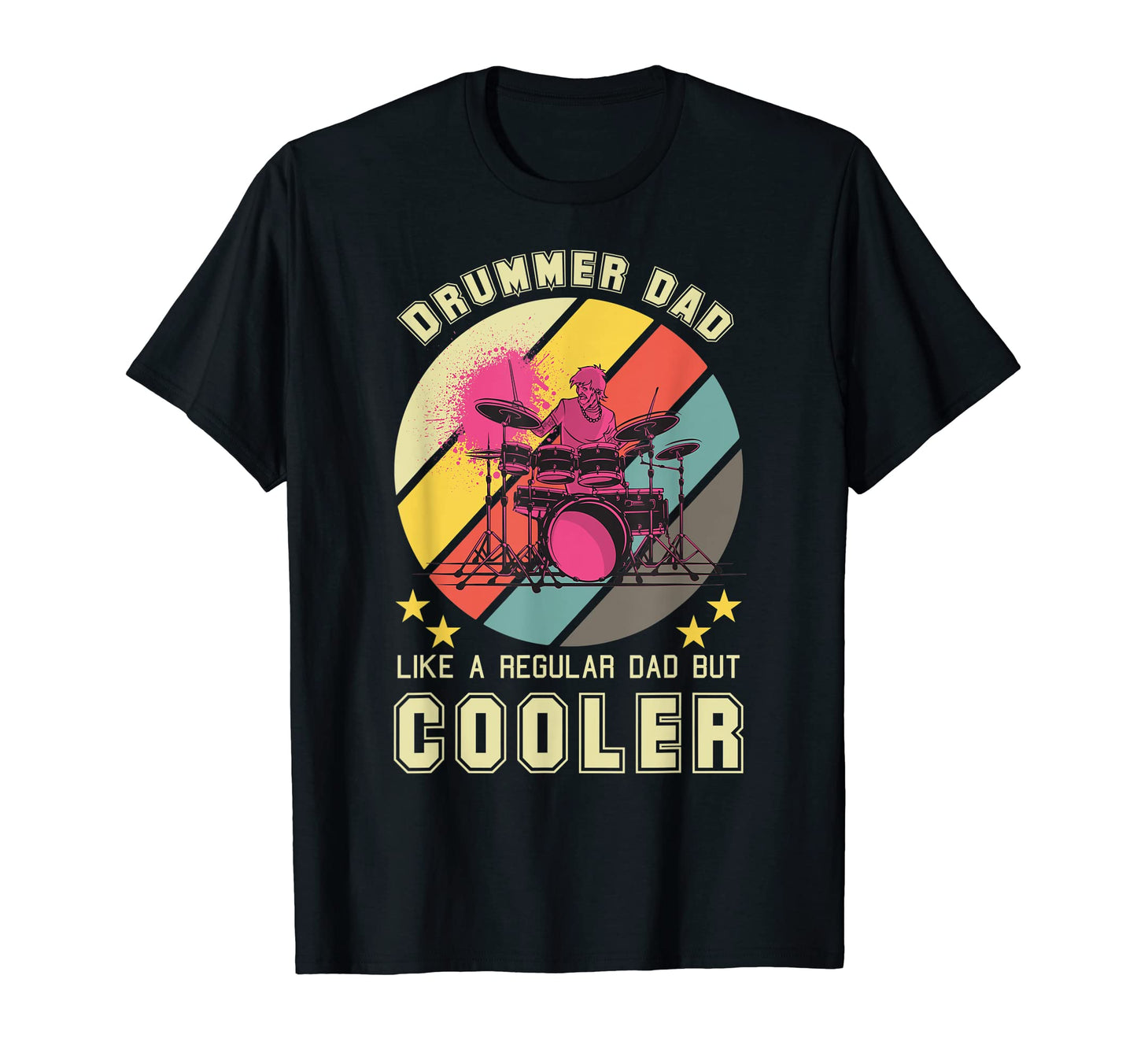 Drummer Dad Drums Music Concert Drumming T-Shirt - Graphic Print Unisex - T-Shirt, Sweatshirt, Hoodie