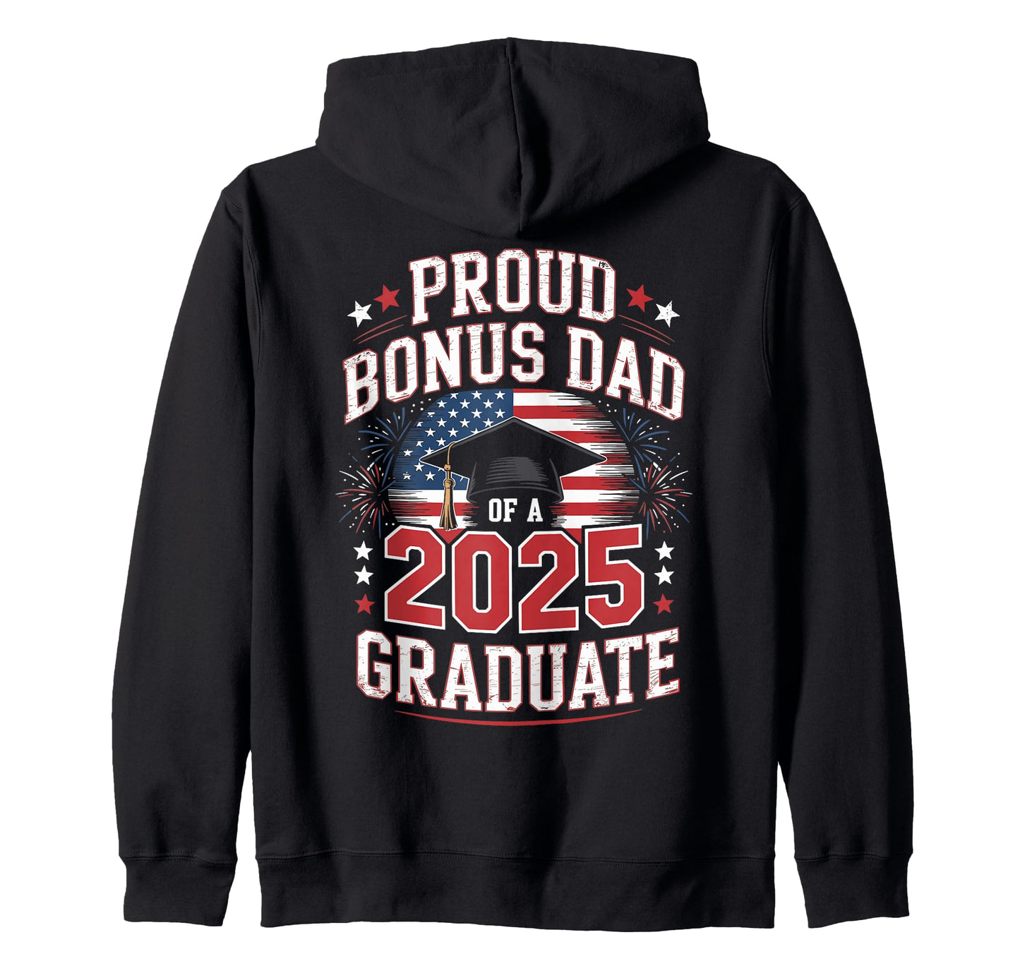 Red White Blue 2025 Graduation Party Sweatshirt - Trendy Graphic Men Women - T-Shirt, Sweatshirt, Hoodie