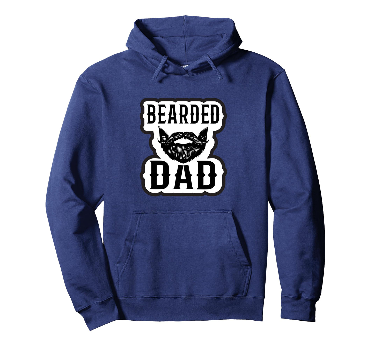 Bearded Dad Funny Fathers Day Hoodie - Casual Everyday Wear for Adults - T-Shirt, Sweatshirt, Hoodie