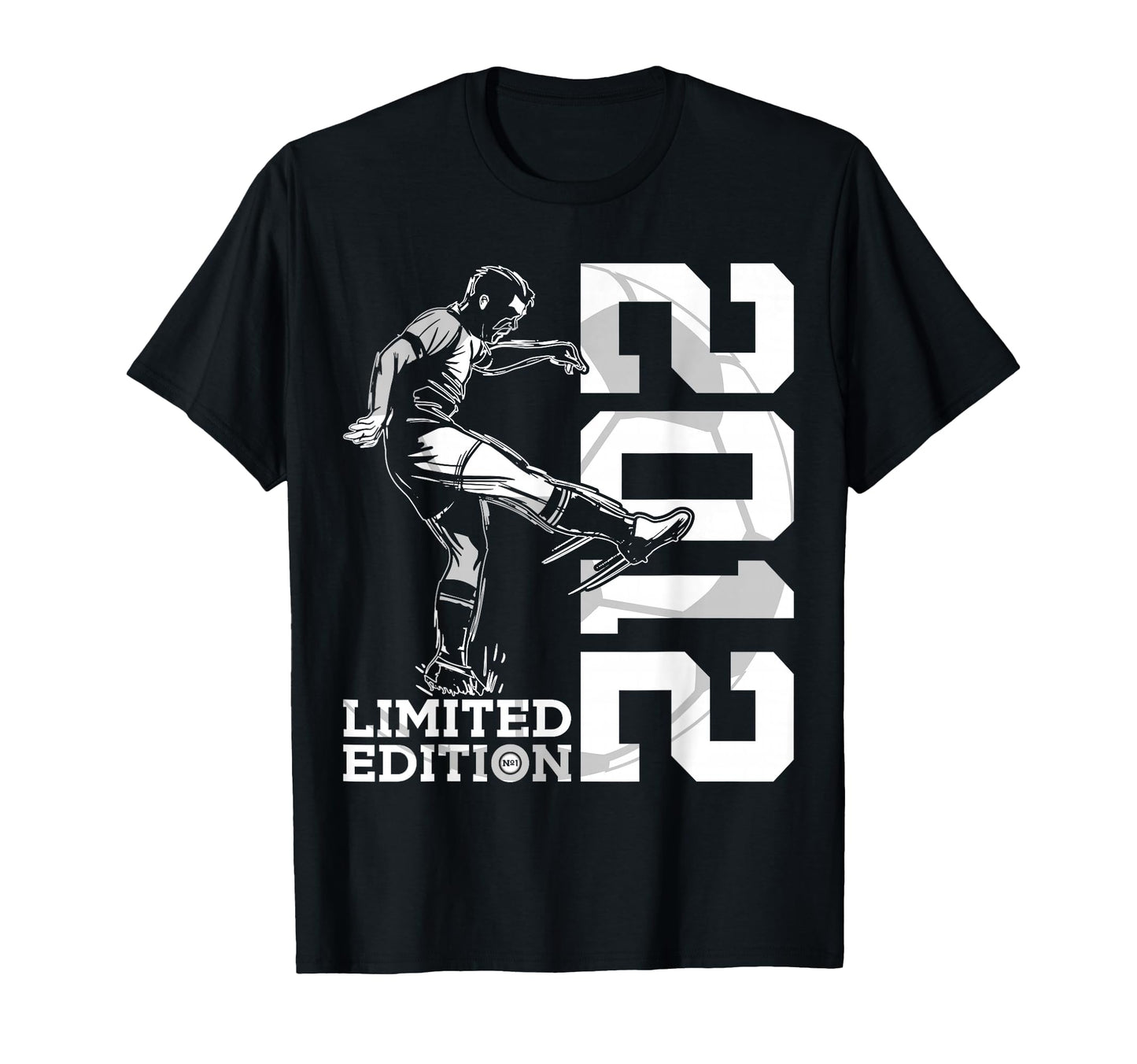 2012 14 Years Soccer 14Th Birthday T-Shirt - Custom Art Print for Adults - T-Shirt, Sweatshirt, Hoodie