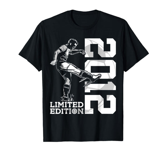 2012 14 Years Soccer 14Th Birthday T-Shirt - Custom Art Print for Adults - T-Shirt, Sweatshirt, Hoodie