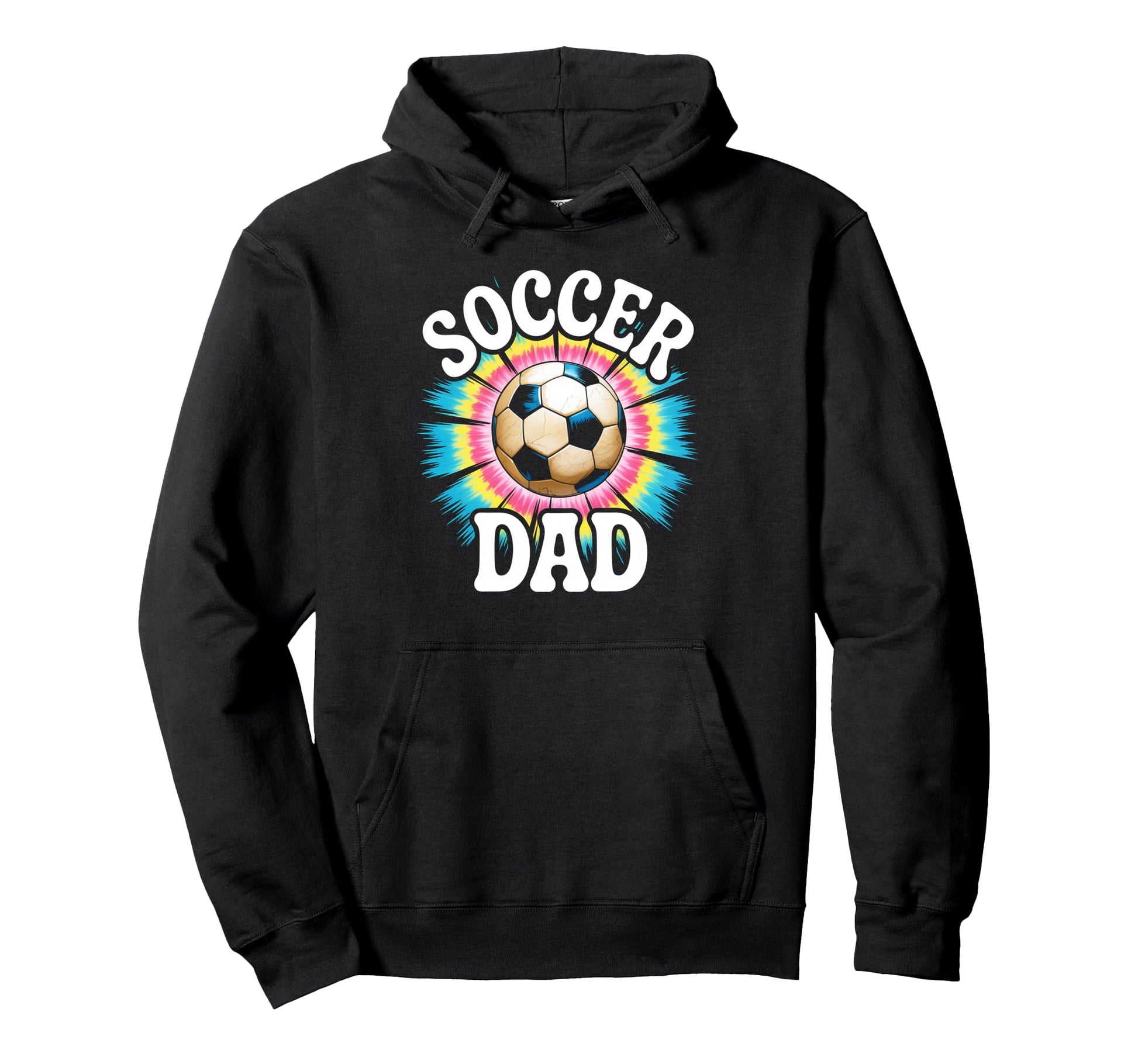 Soccer Dad Tie Dye Spirit Family Pride Hoodie - Streetwear Style for Adults - T-Shirt, Sweatshirt, Hoodie
