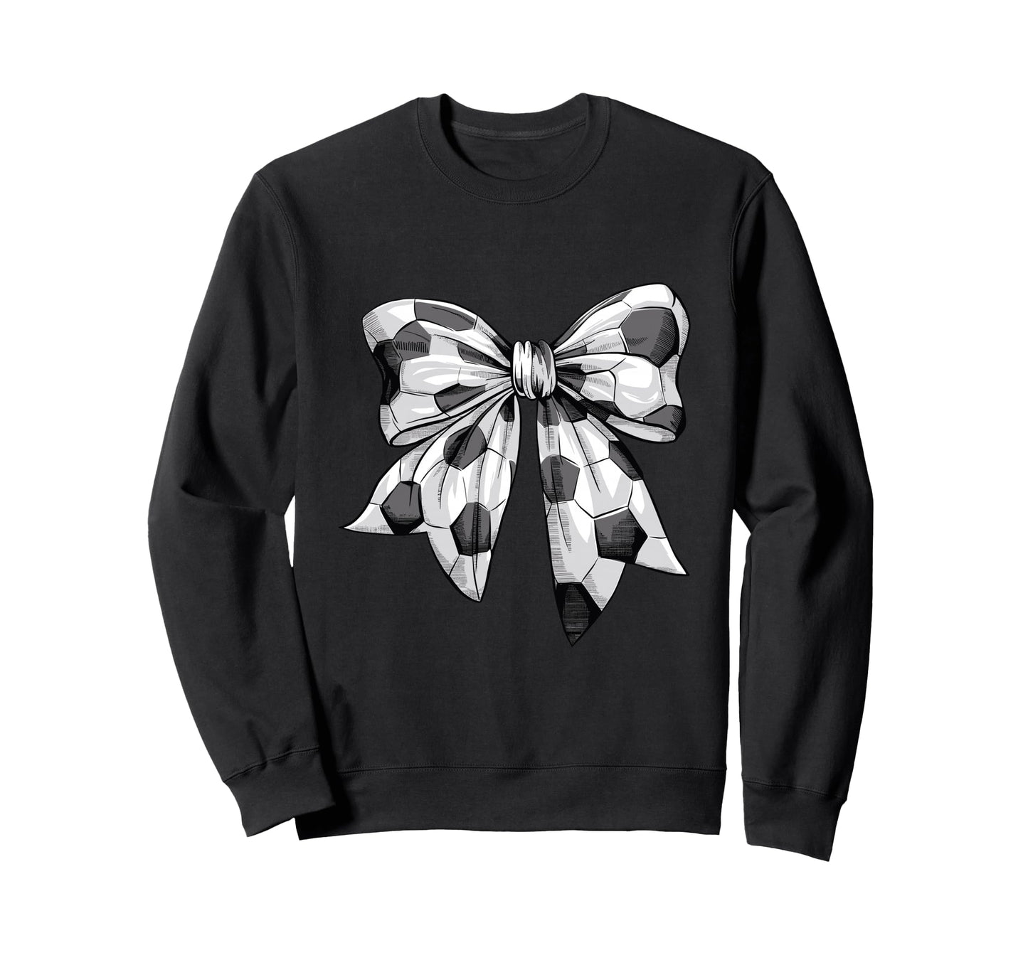 Coquette Bow Soccer Ball Mom Life Game Sweatshirt - Trendy Graphic Unisex - T-Shirt, Sweatshirt, Hoodie