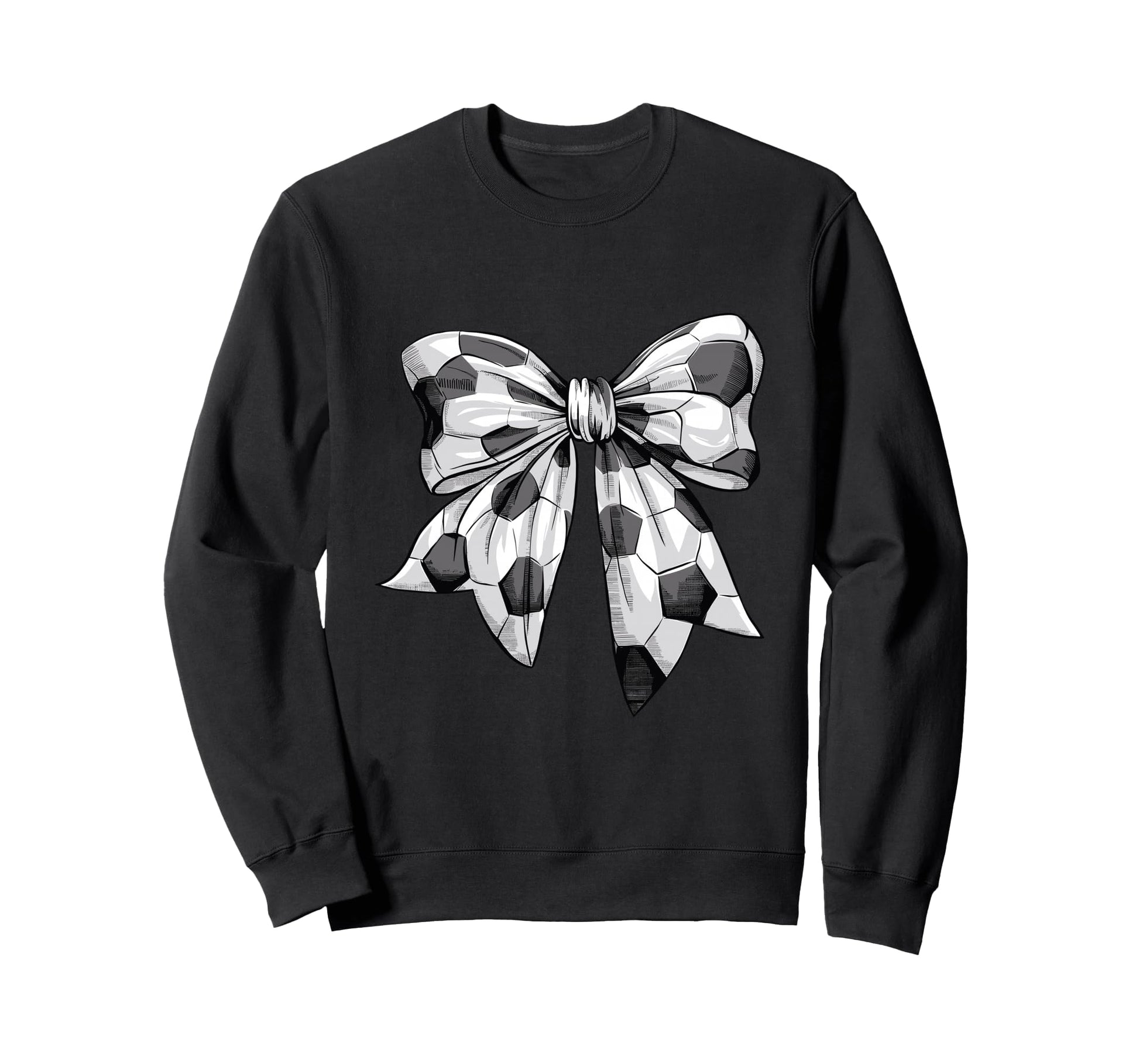 Coquette Bow Soccer Ball Mom Life Game Sweatshirt - Trendy Graphic Unisex - T-Shirt, Sweatshirt, Hoodie