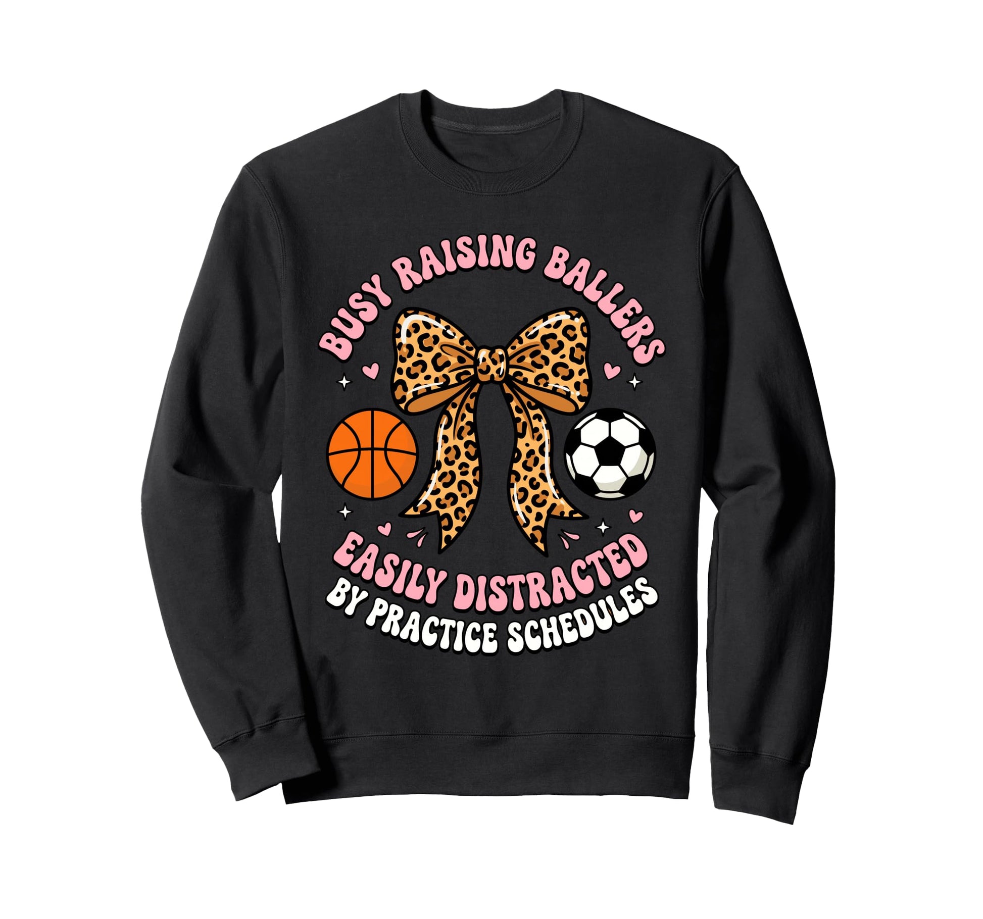 Busy Raising Ballers Easily Sweatshirt - Minimalist Print Unisex - T-Shirt, Sweatshirt, Hoodie