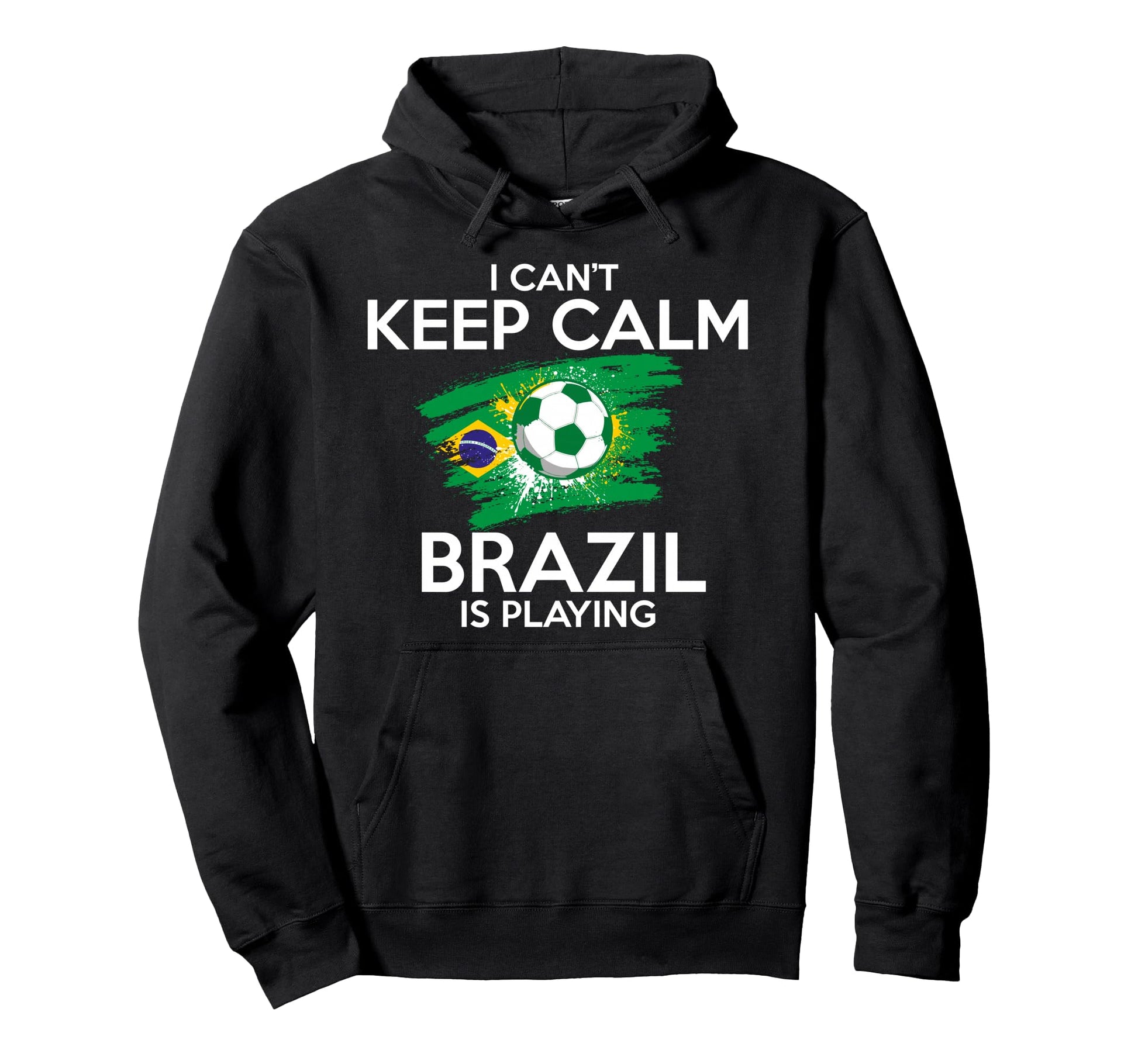 Brazil Soccer Football Game Player Fan Hoodie - Streetwear Style Men Women - T-Shirt, Sweatshirt, Hoodie