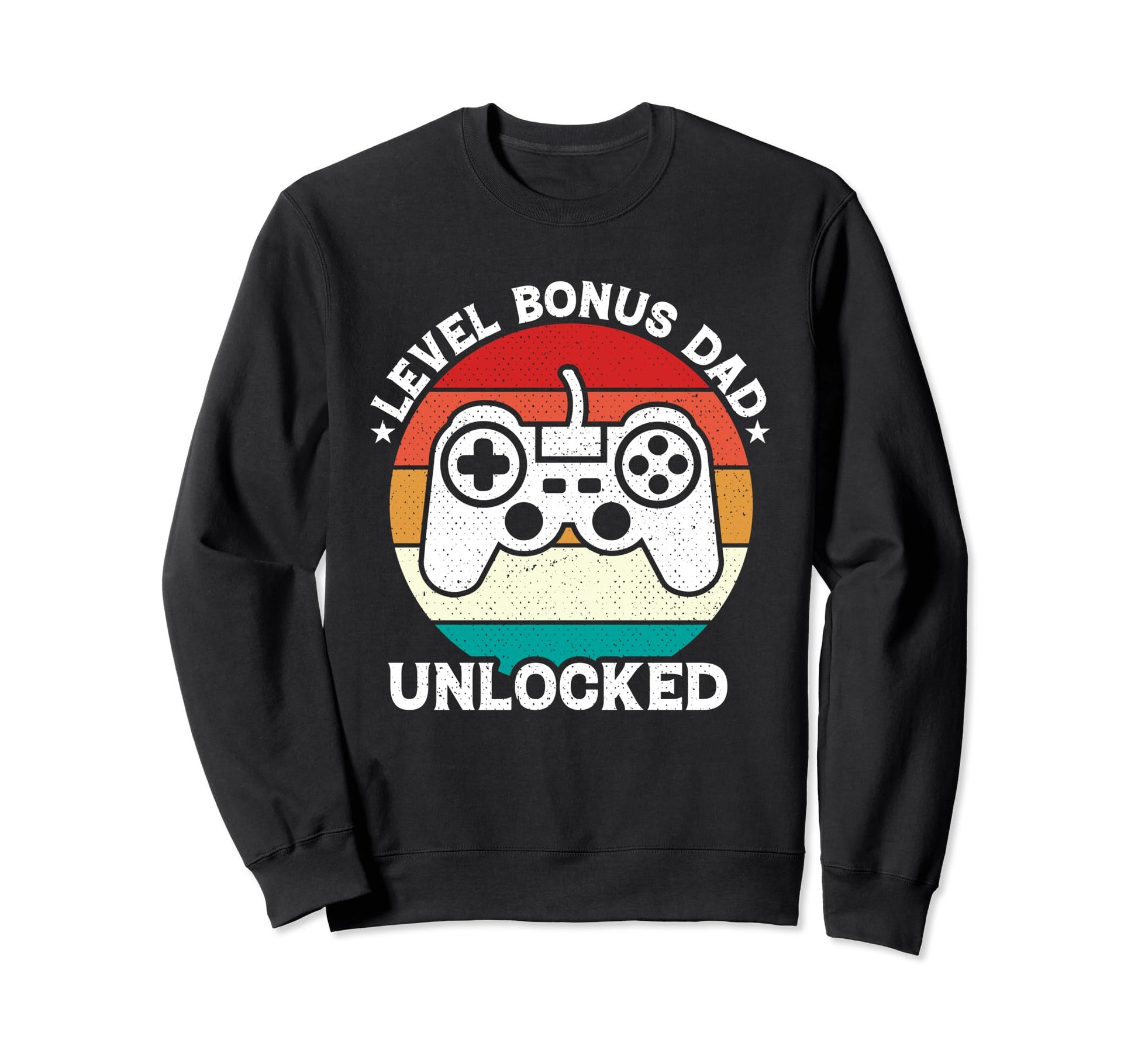 Funny Stepdad Video Game Level Sweatshirt - Unique Graphic for Adults - T-Shirt, Sweatshirt, Hoodie