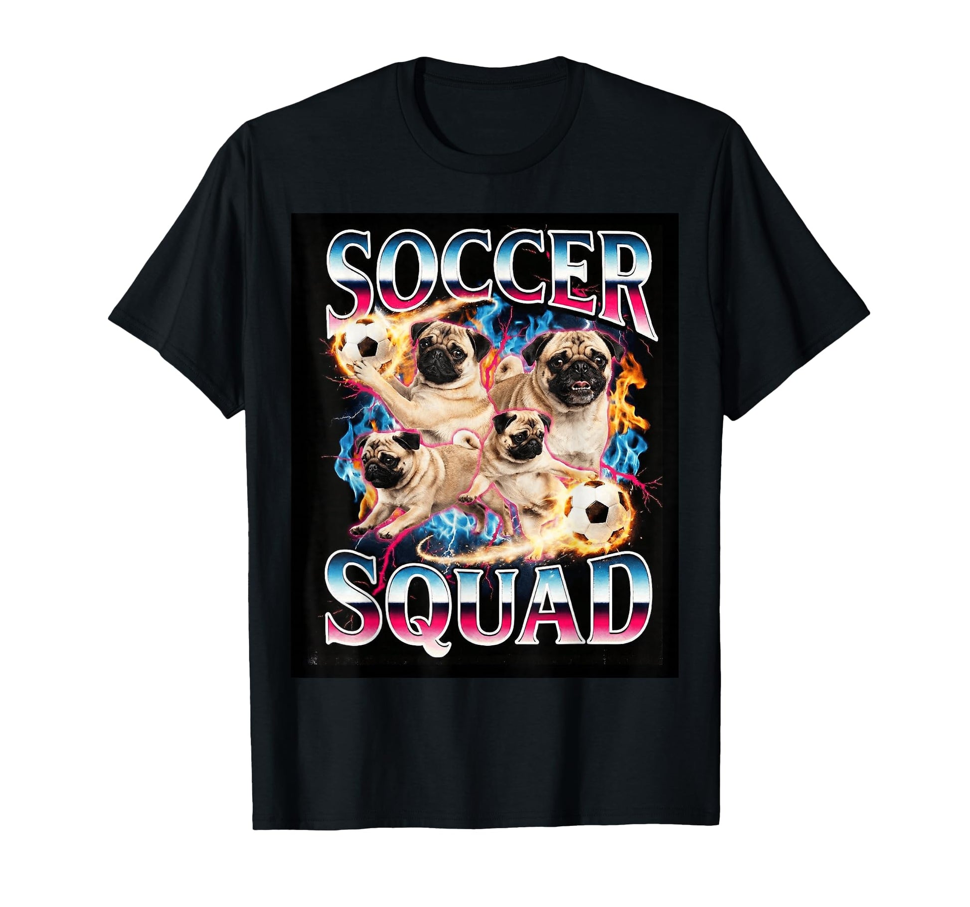 Funny Soccer Squad Dog Meme Brainrot T-Shirt - Minimalist Print Men Women - T-Shirt, Sweatshirt, Hoodie