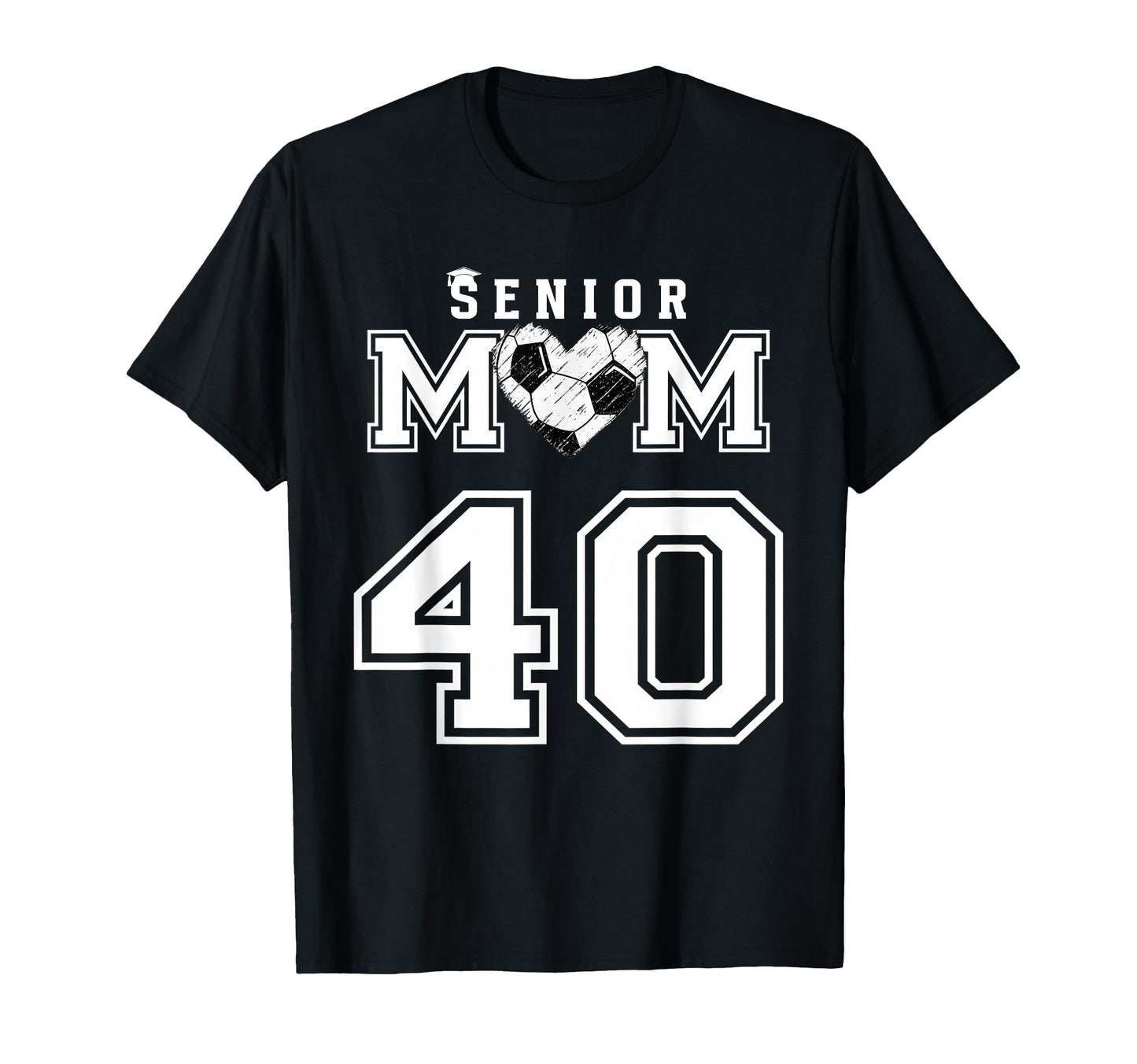 Proud Senior Soccer Mom Custom T-Shirt - Fun Novelty Design for Adults - T-Shirt, Sweatshirt, Hoodie