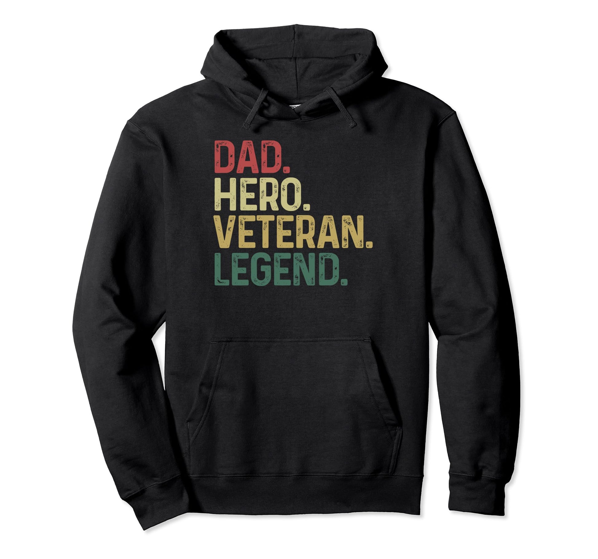 Dad Hero Veteran Legend Hero Honor And Hoodie - Minimalist Print Unisex - T-Shirt, Sweatshirt, Hoodie