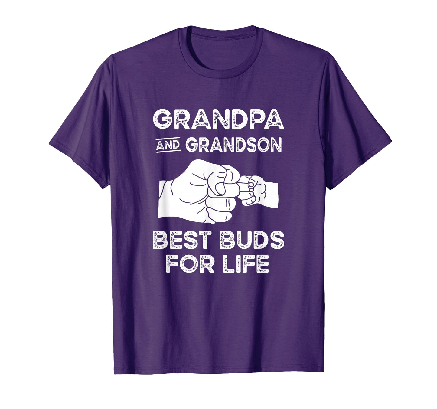 Grandpa And Grandson Best Buds Life T-Shirt - Novelty Apparel for Adults - T-Shirt, Sweatshirt, Hoodie