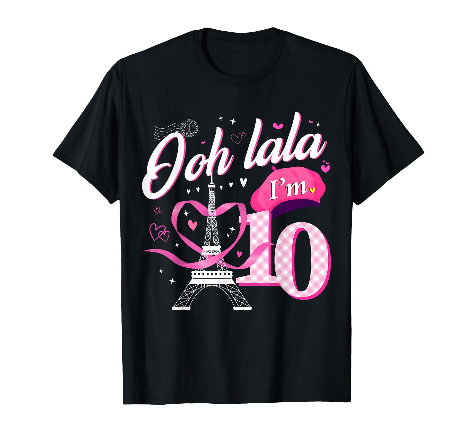 10Th B Day Paris Eiffel Tower T-Shirt - Aesthetic Graphic for Adults - T-Shirt, Sweatshirt, Hoodie