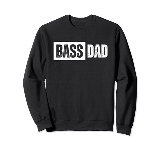 Bass Bassist Dad Distressed Shirts T-Shirt - Custom Art Print Men Women - T-Shirt, Sweatshirt, Hoodie
