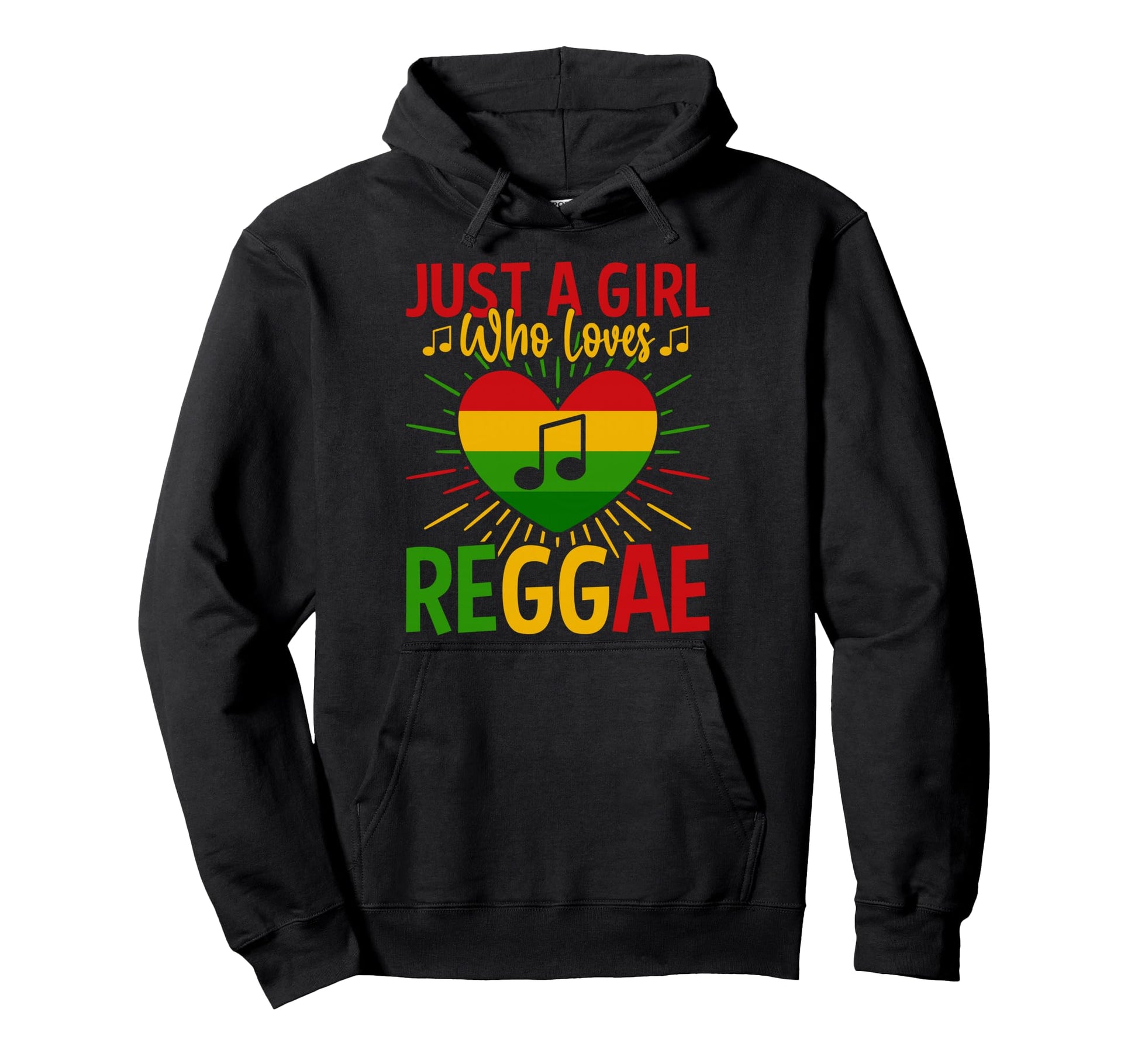 Reggae Rasta Jamaican Music Rastafari Hoodie - Minimalist Print Unisex - T-Shirt, Sweatshirt, Hoodie
